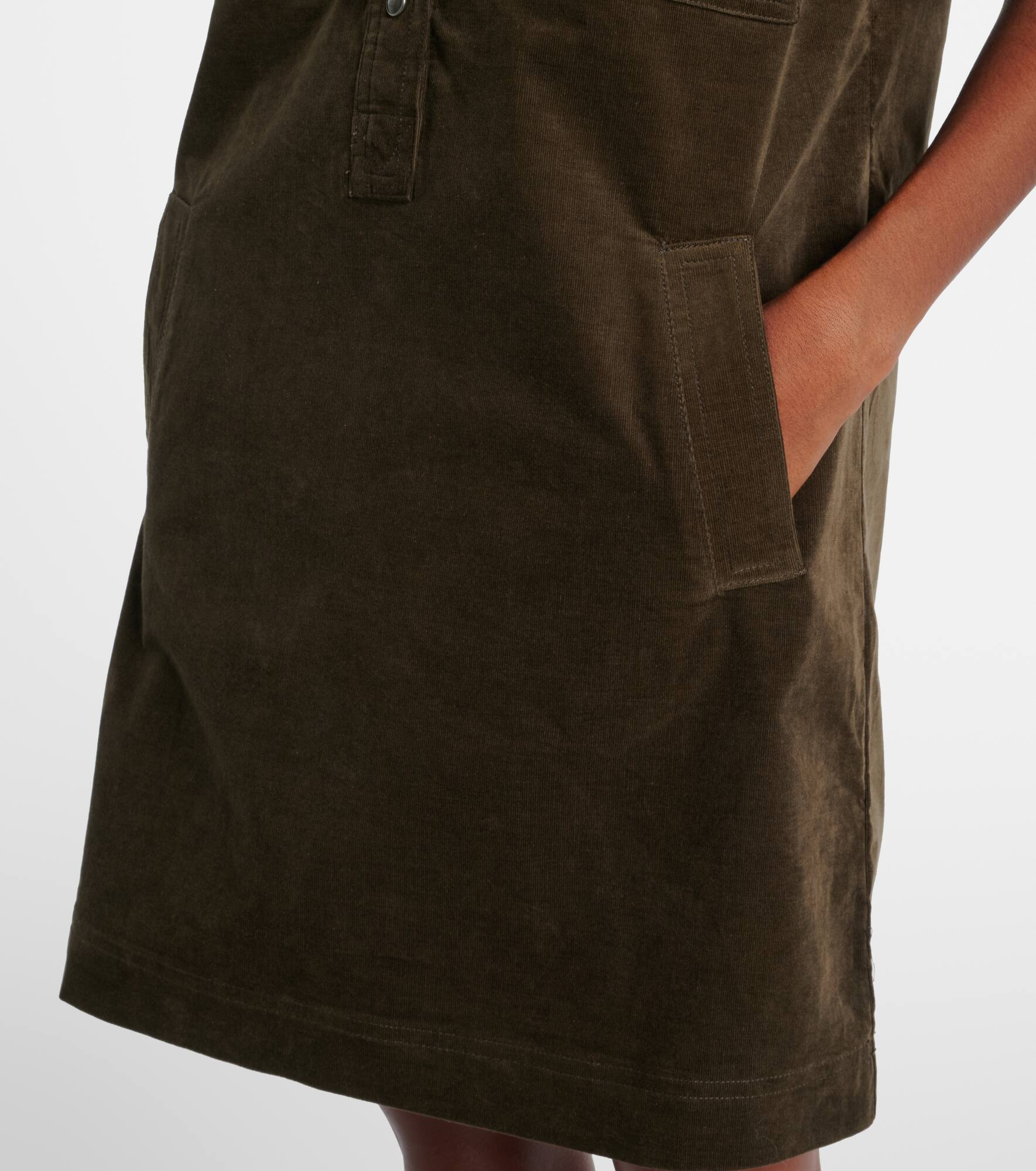 Koulis cotton-blend corduroy minidress - 5