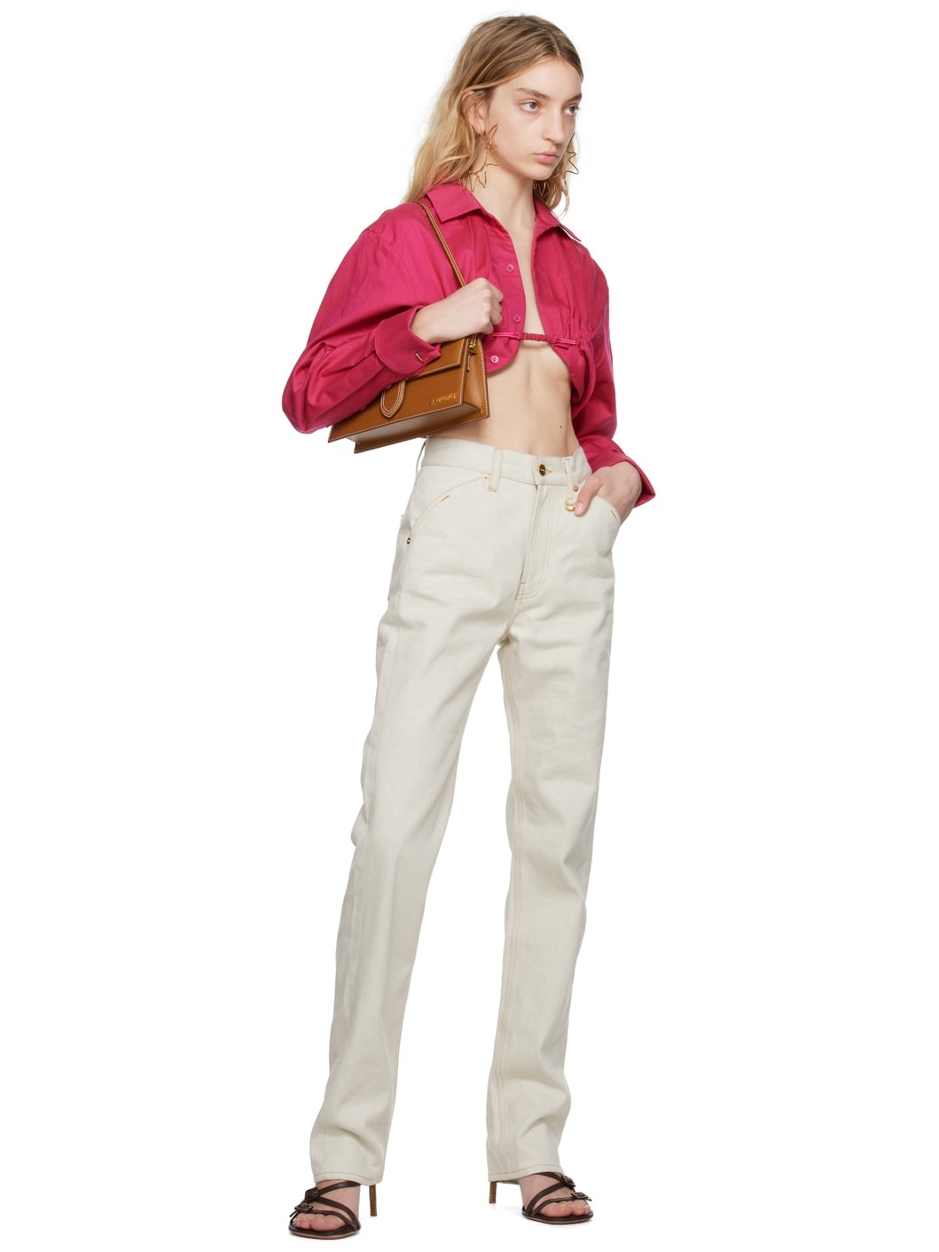 Pink Le Raphia 'La Chemise Machou' Shirt - 4