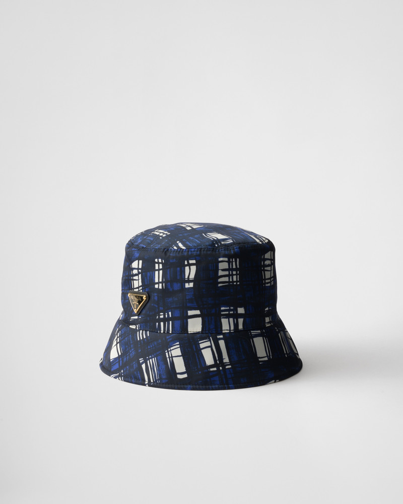 Printed Re-Nylon bucket hat 1