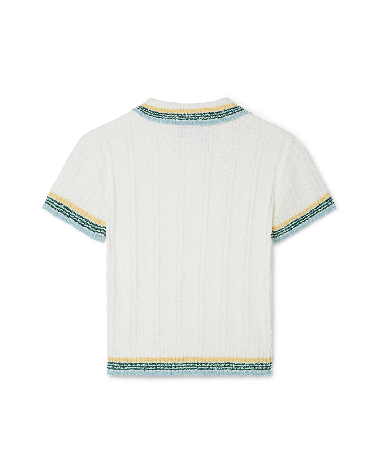 Rib Boucle Polo Shirt | Casablanca Paris - 2
