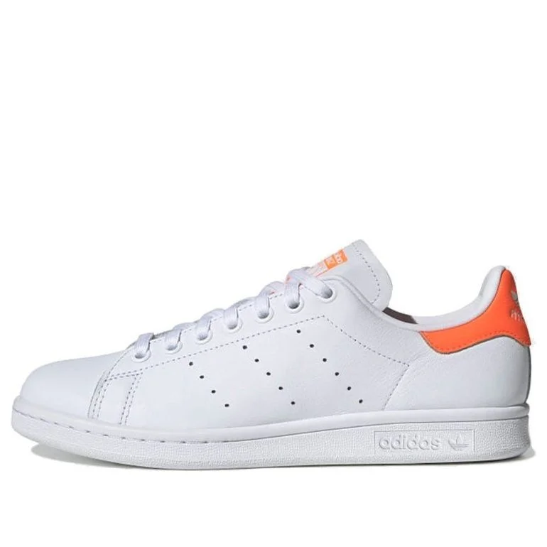 (WMNS) adidas originals Stan Smith 'White Orange' EE5863 - 1