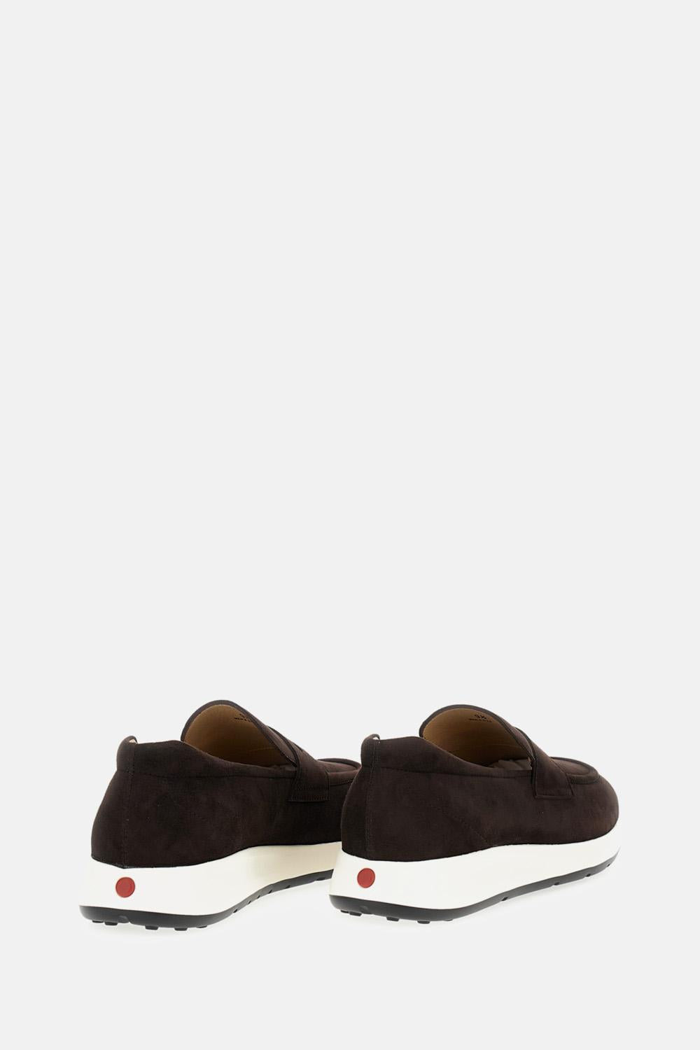 RED HOT SPORTY LOAFER IN SUEDE LEATHER - 3