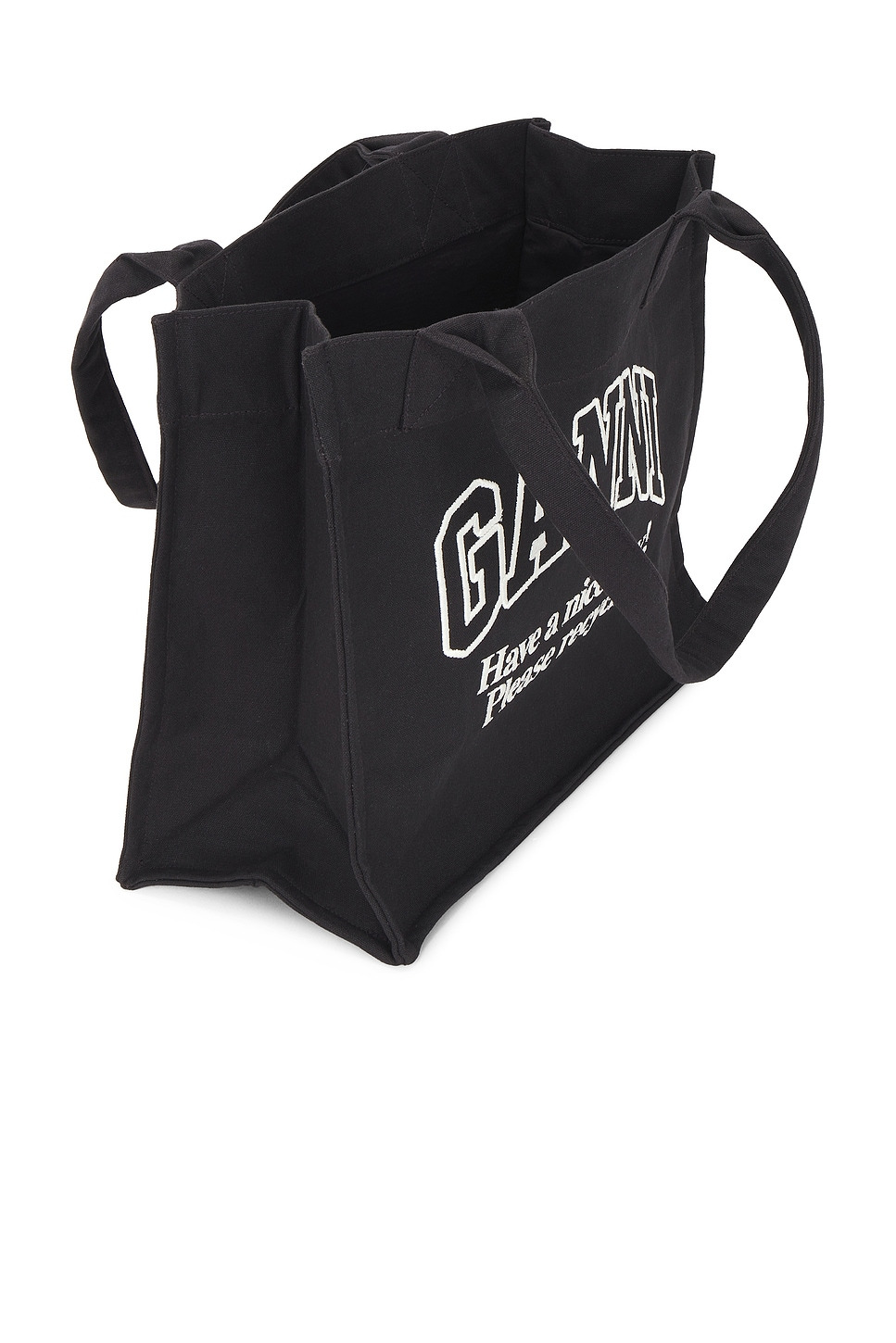 Large Easy Shopper Contrasted Logo Bag - 4