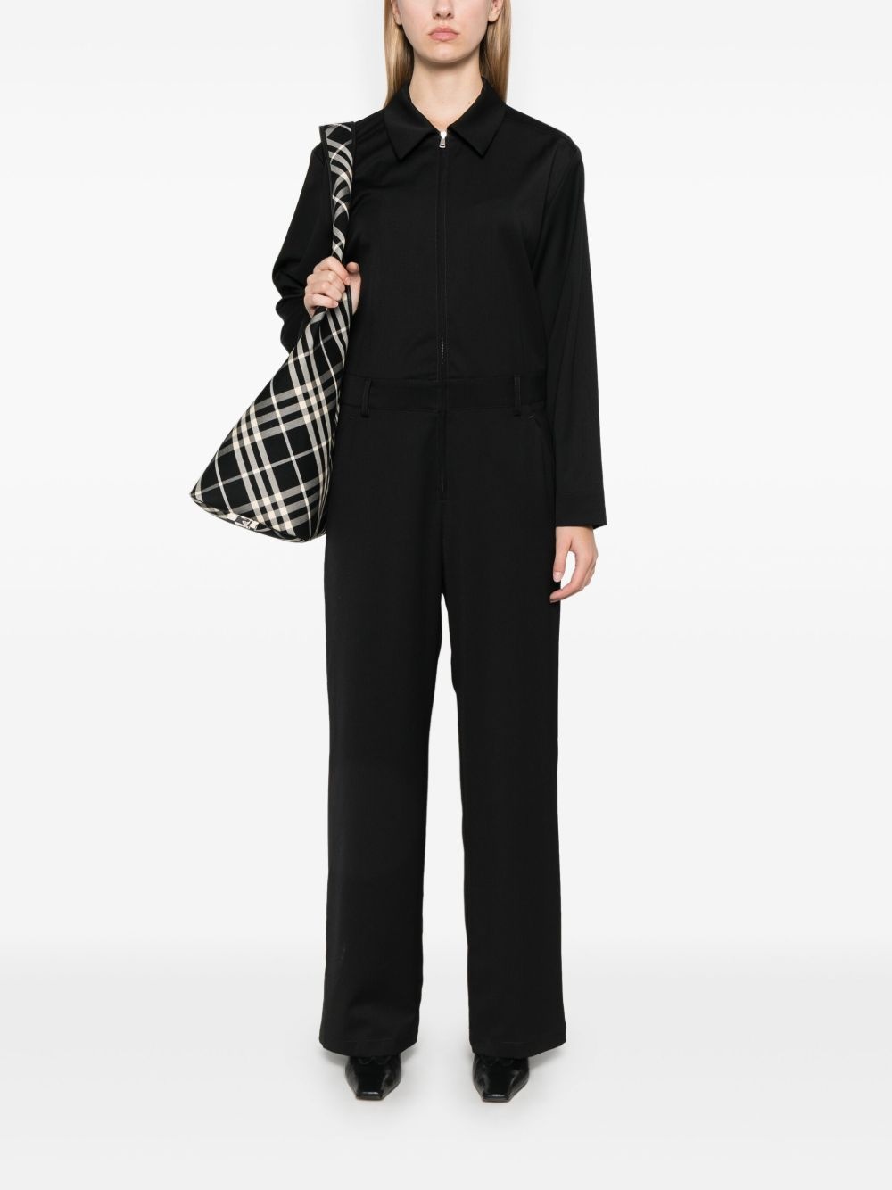 twill jumpsuit - 2