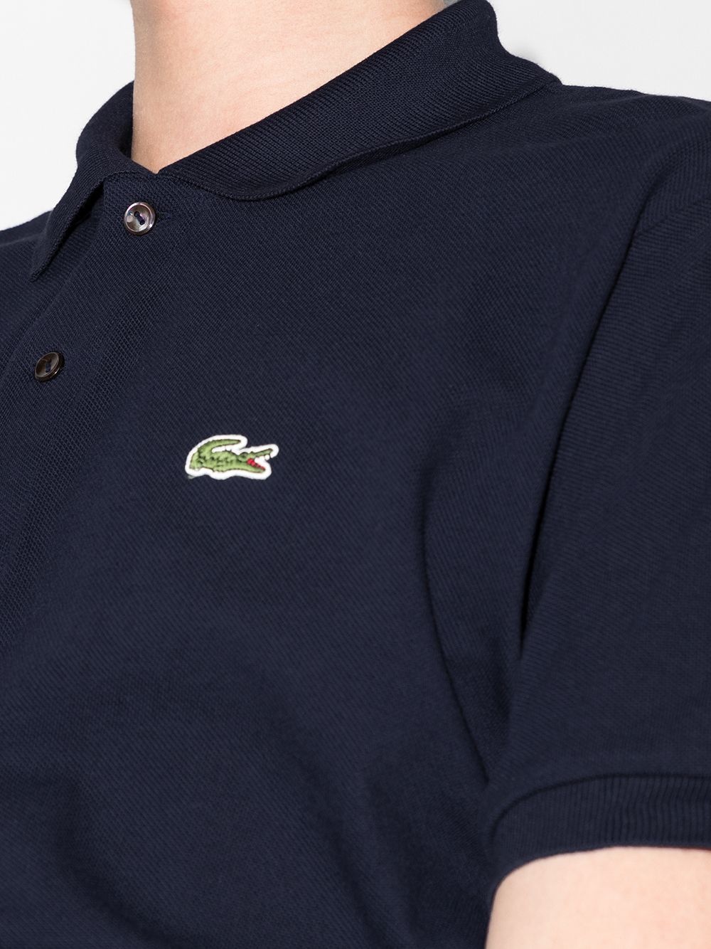 logo-appliqué polo shirt - 4