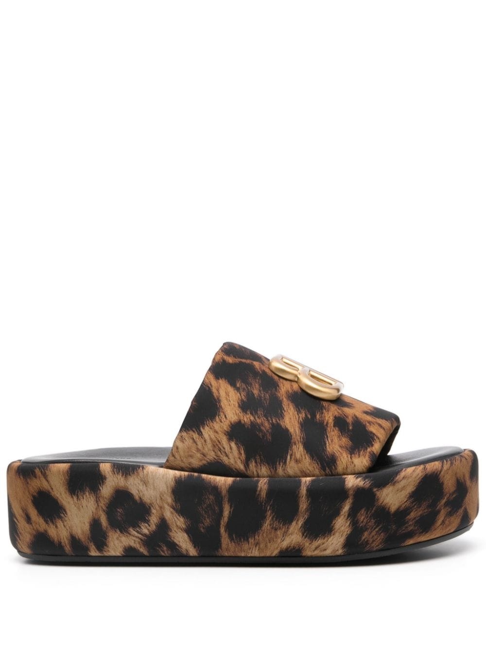 Leopard print sandals - 1