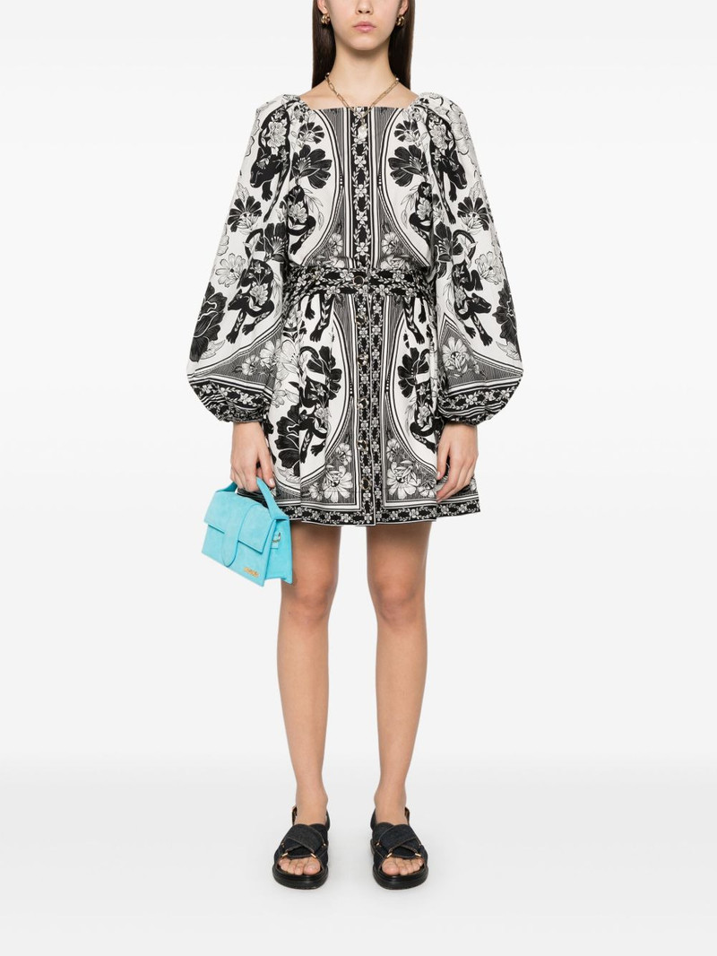 FARM RIO Flower Leopard blouse outlook