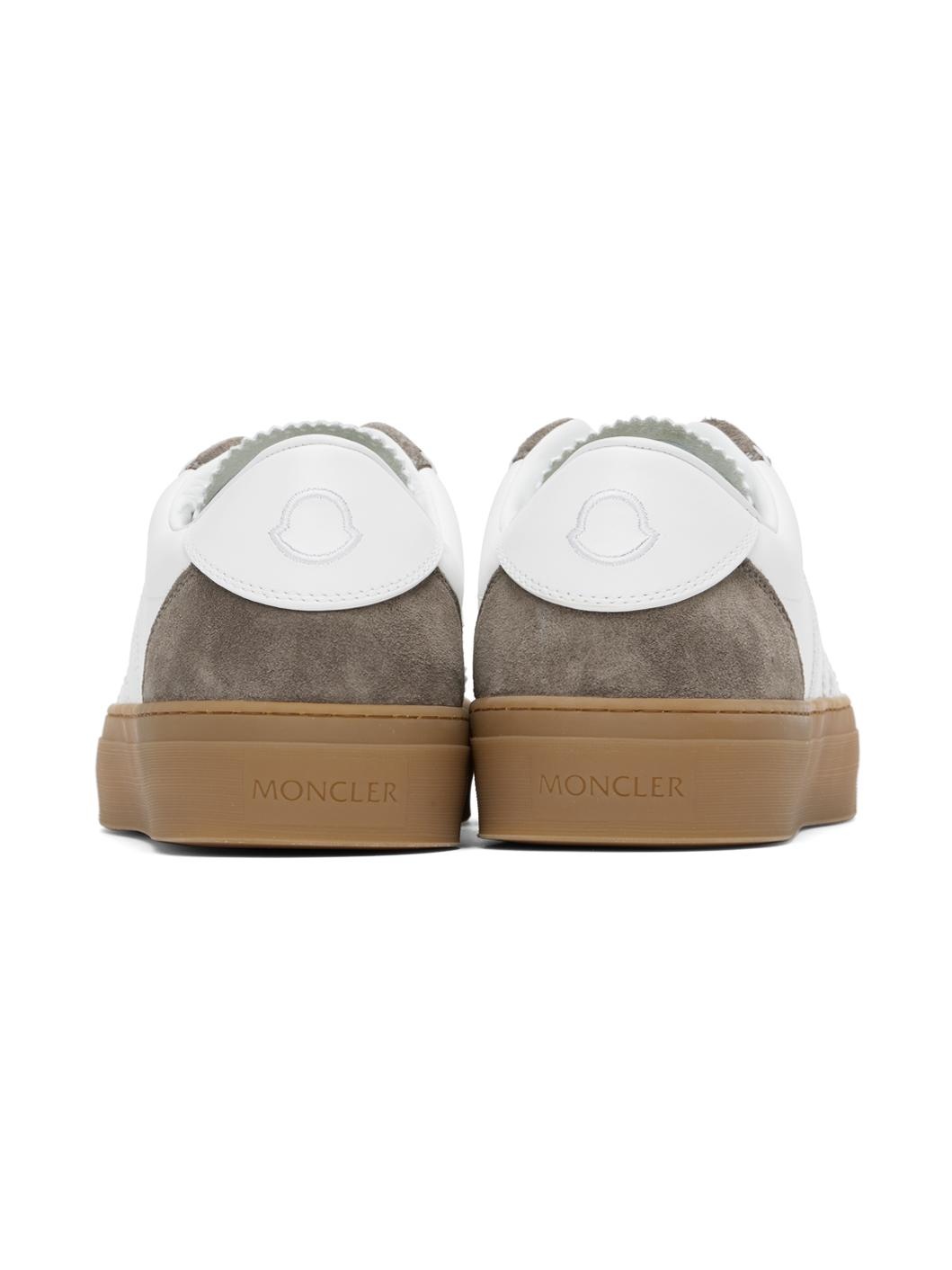 White & Brown Monaco 2 Sneakers - 2