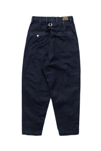 Kapital 12oz YAGASURI Jacquard Denim NIME Pants - Indigo