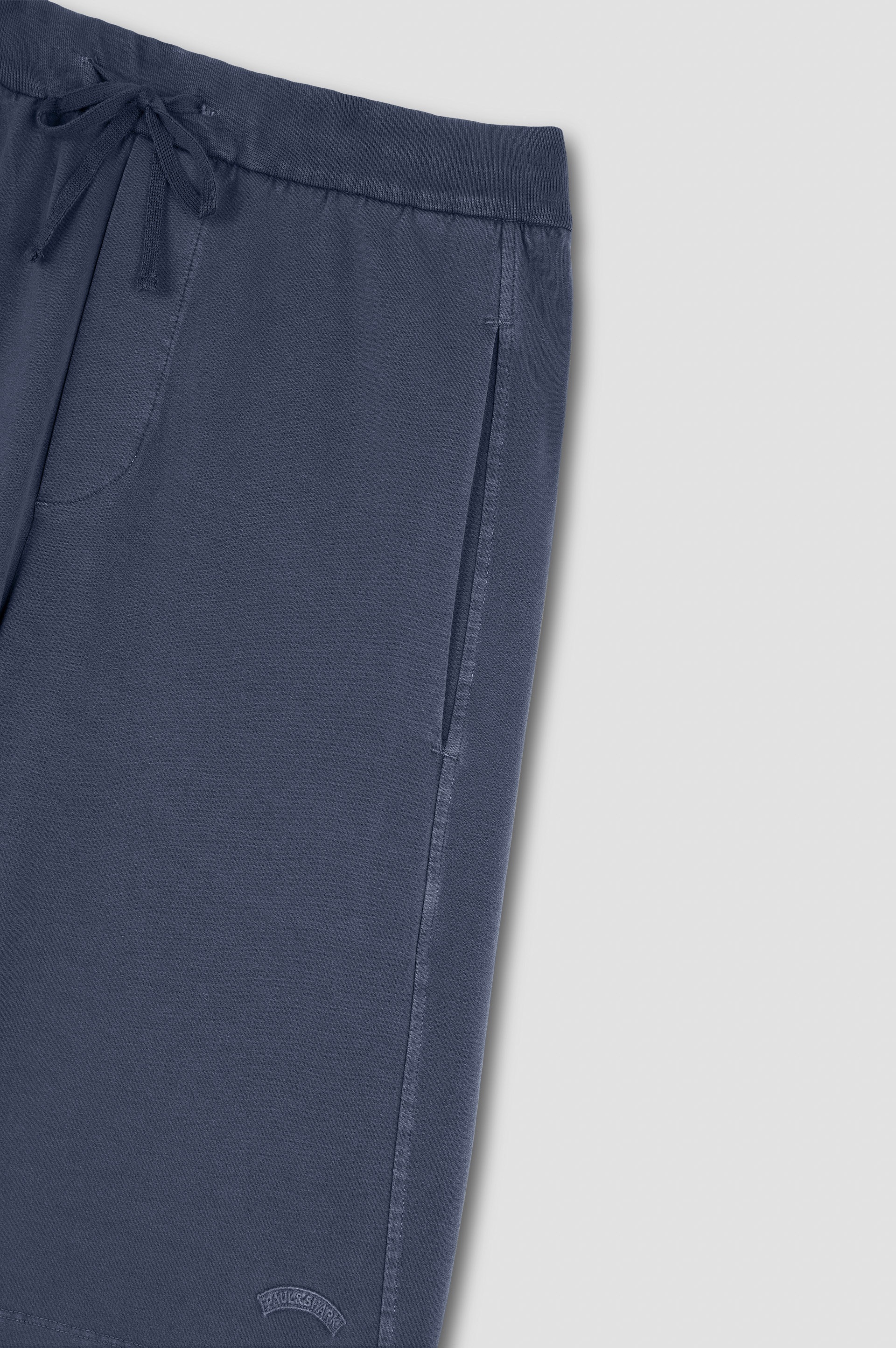 GARMENT-DYED BERMUDA IN X-SOFT FLEECE COTTON - 5