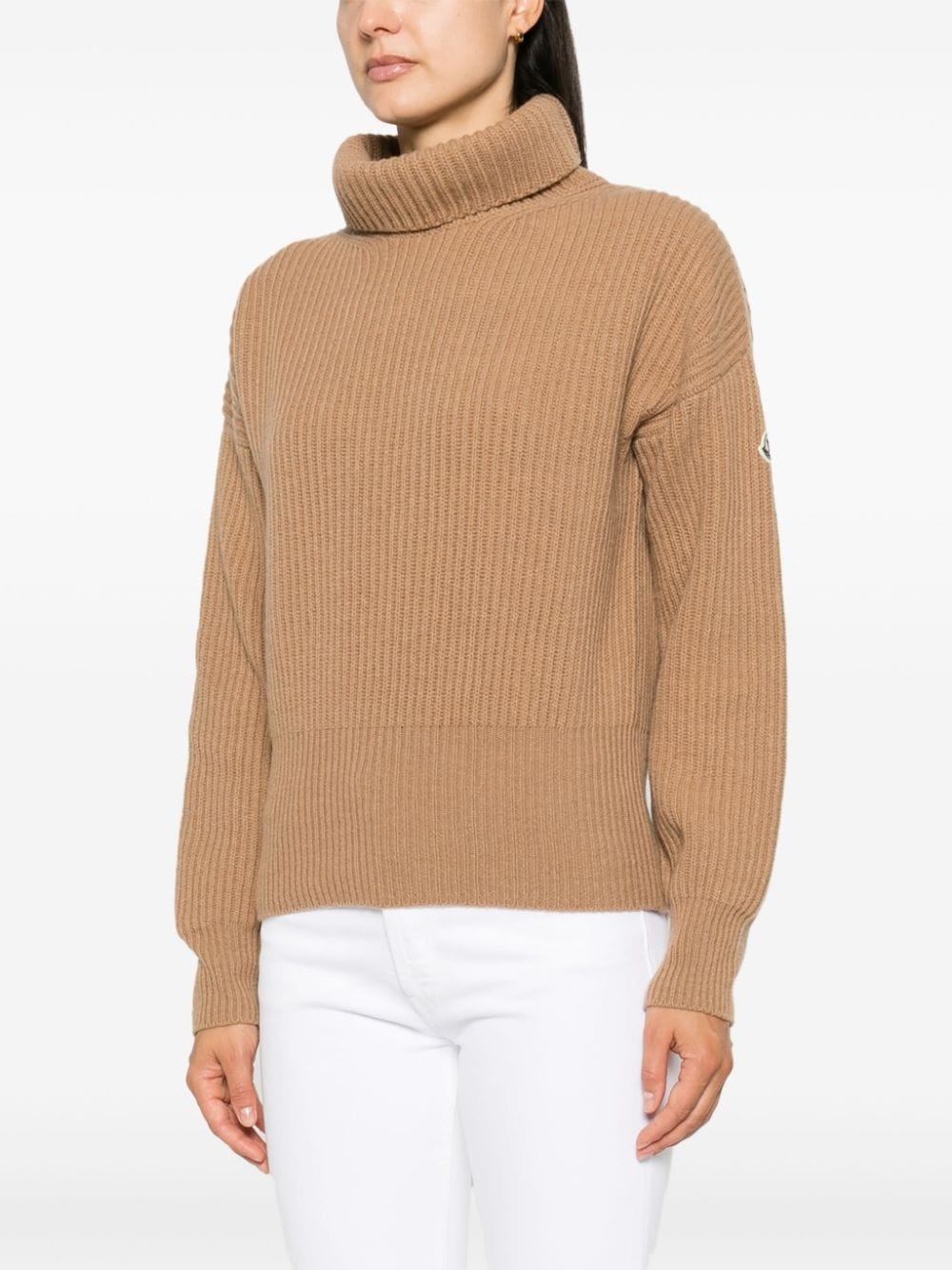 logo-patch sweater - 3