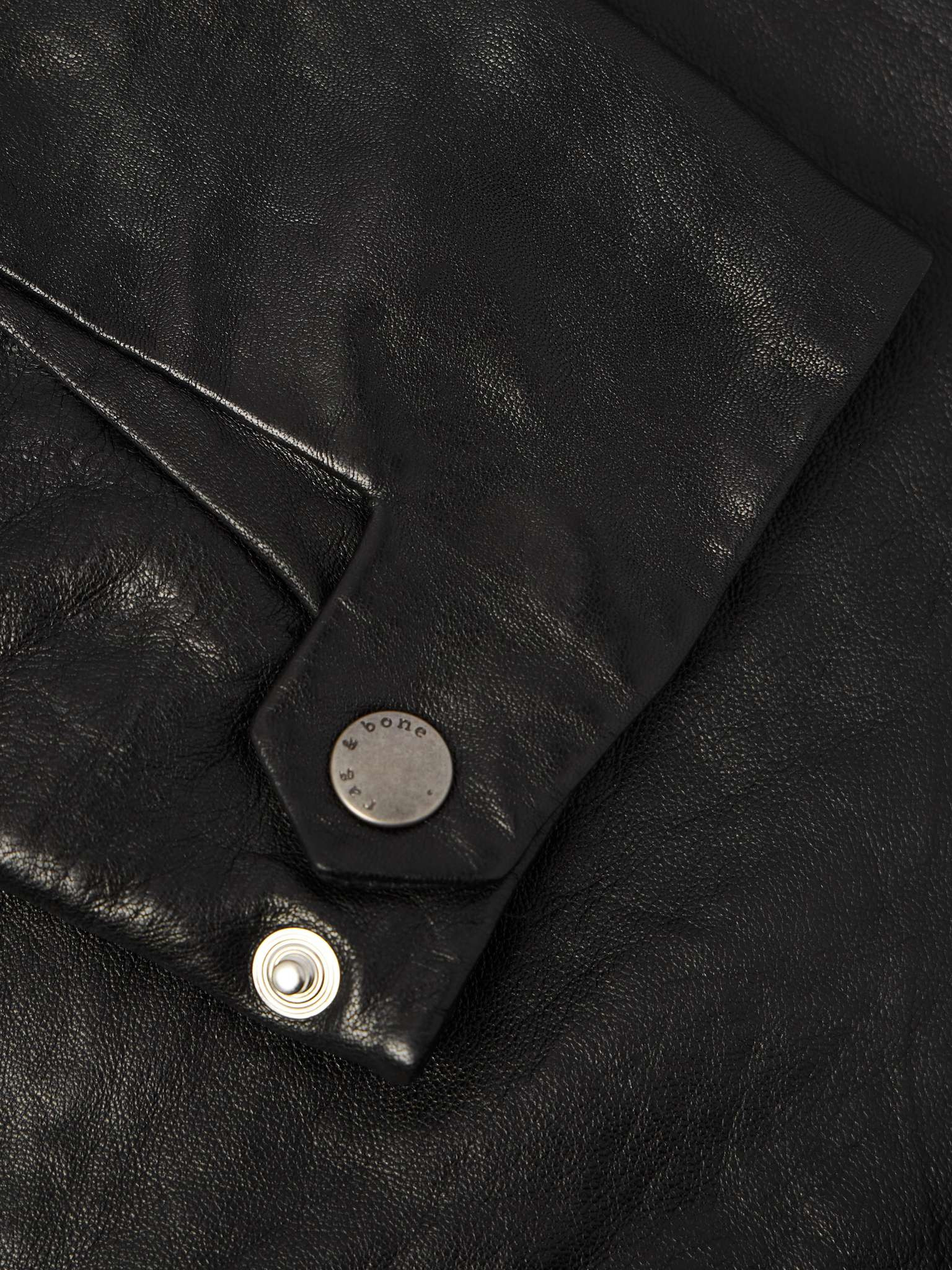 Melrose Textured-Leather Jacket - 6