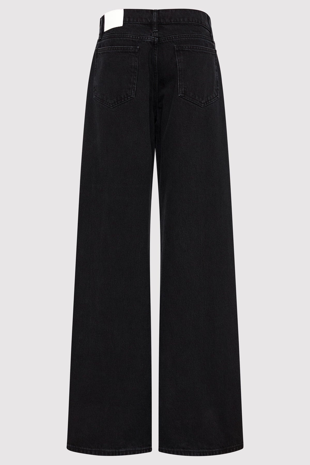 Low Rise Jeans - Washed Black - 6