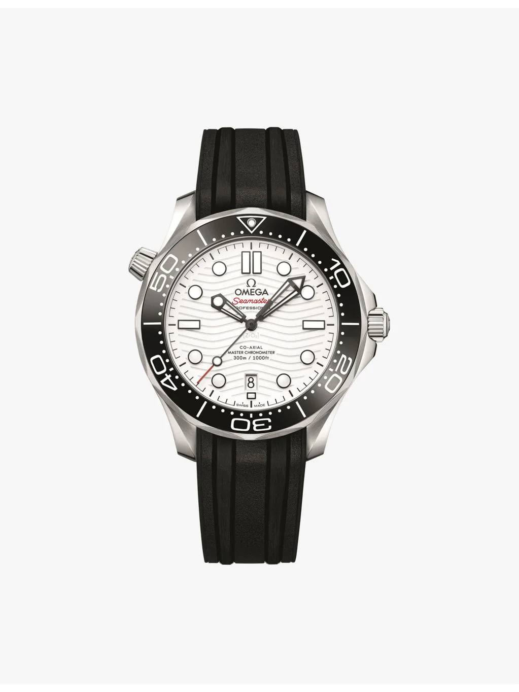 210.32.42.20.04.001 Seamaster Diver 300m steel and rubber self-winding watch - 1