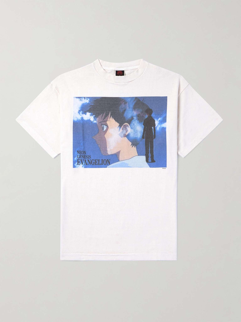 + Evangelion Printed Cotton-Jersey T-Shirt - 1