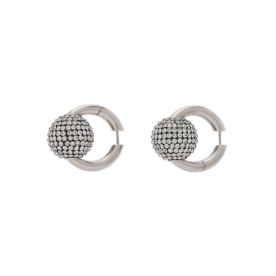 Women's Quantum Earrings in Silver - 3