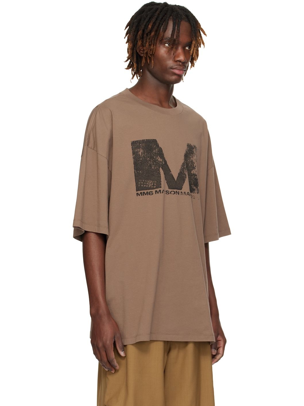 Brown Graphic T-shirt - 2