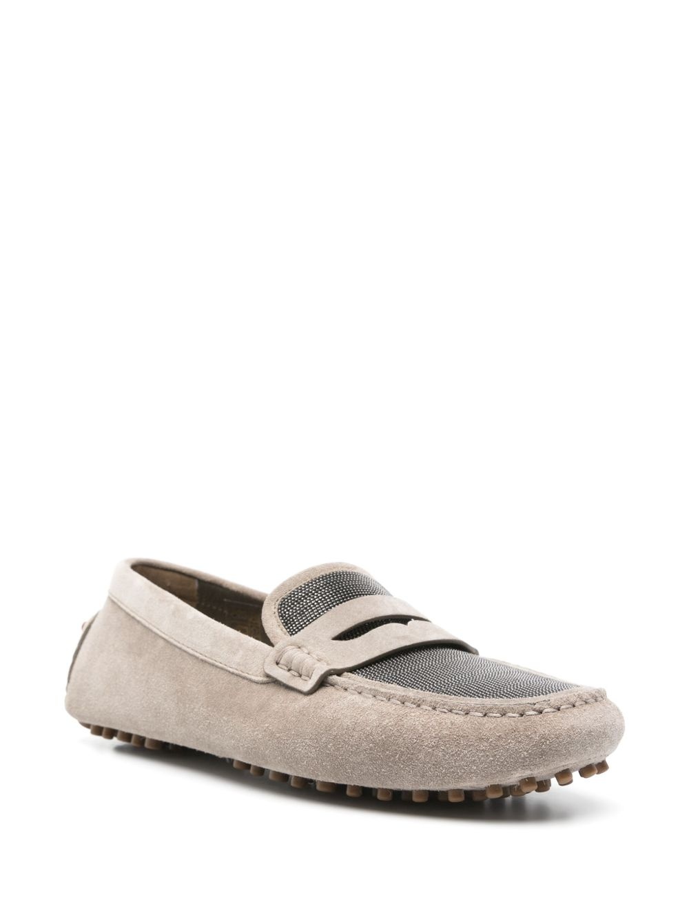 Monili-embellished loafers - 2