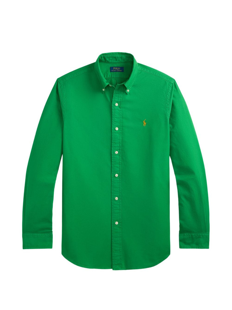 buttoned logo shirt 1