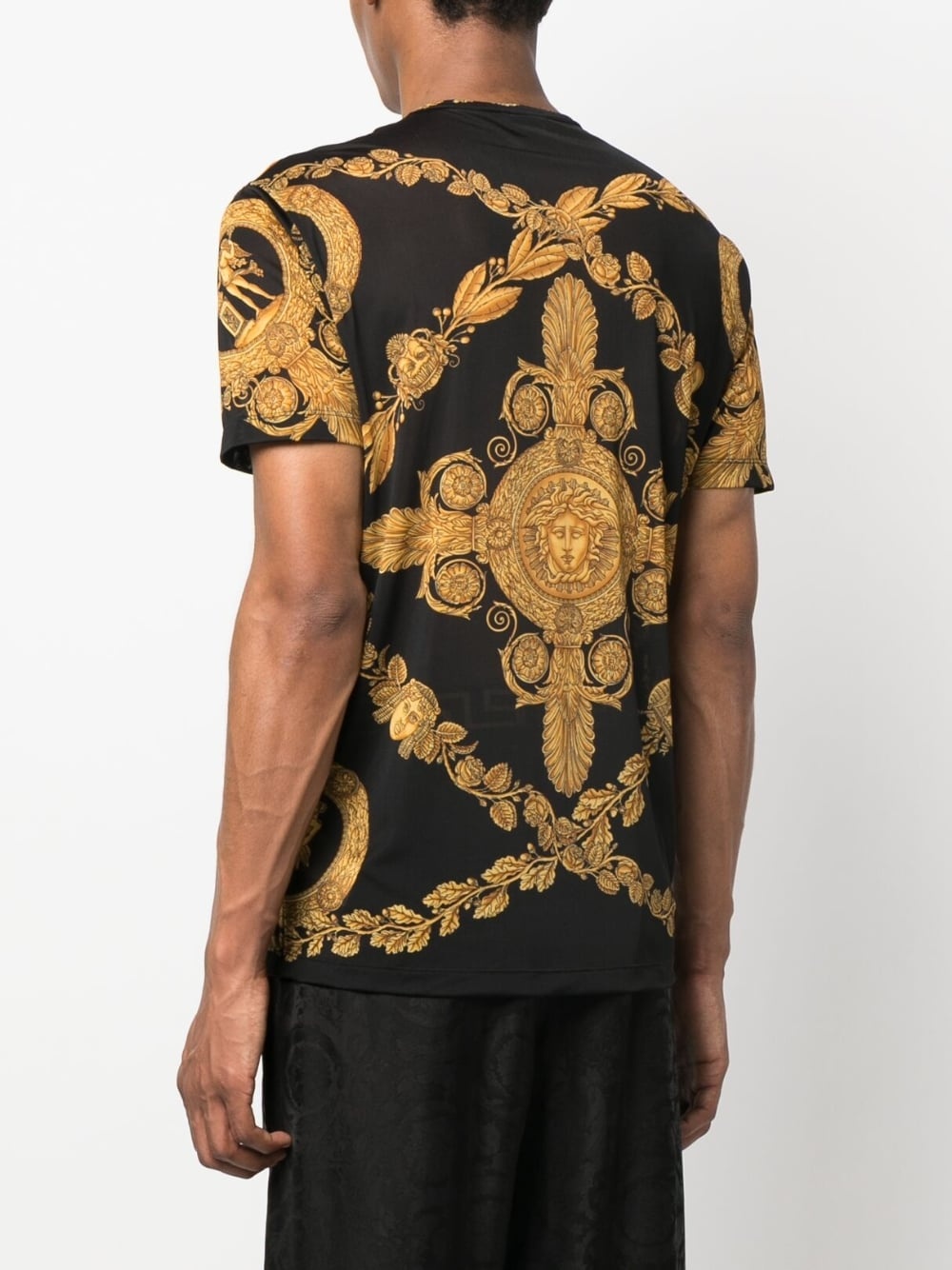 Maschera Baroque-print T-shirt - 4