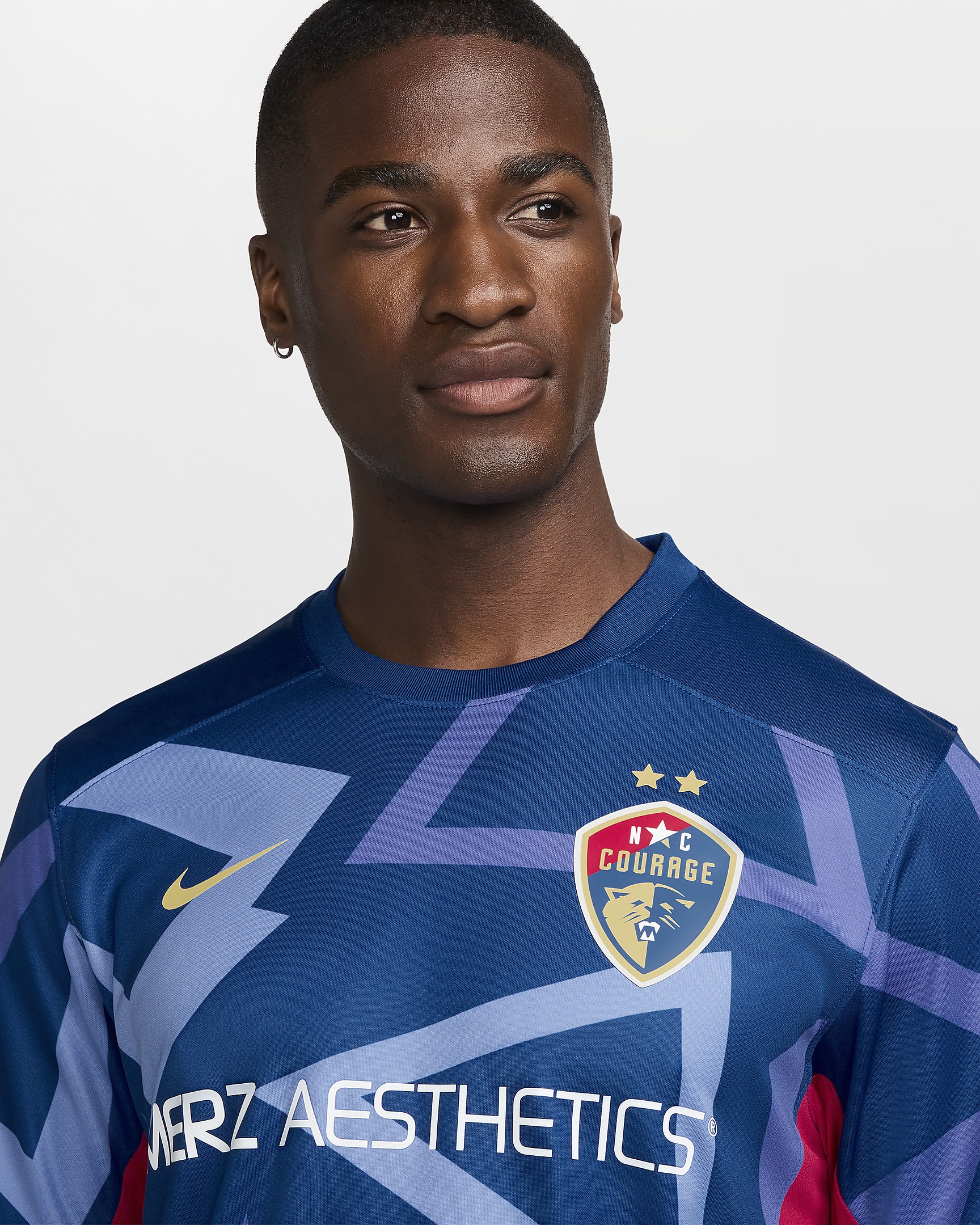 North Carolina Courage 2024 Stadium Primary Nike Men's Dri-FIT NWSL Replica Jersey - 3