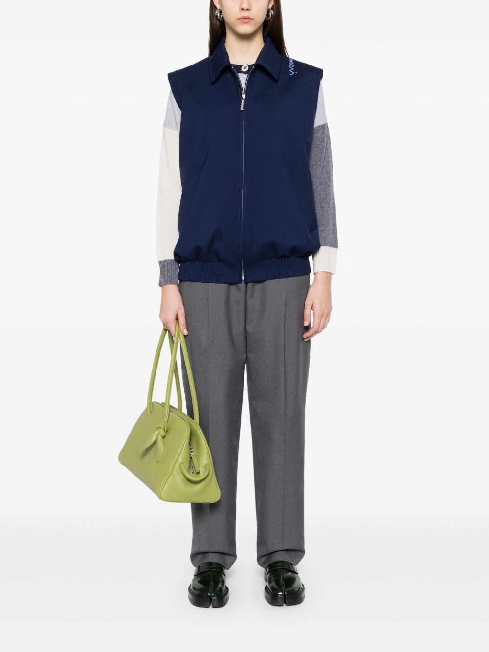 virgin wool gilet - 2
