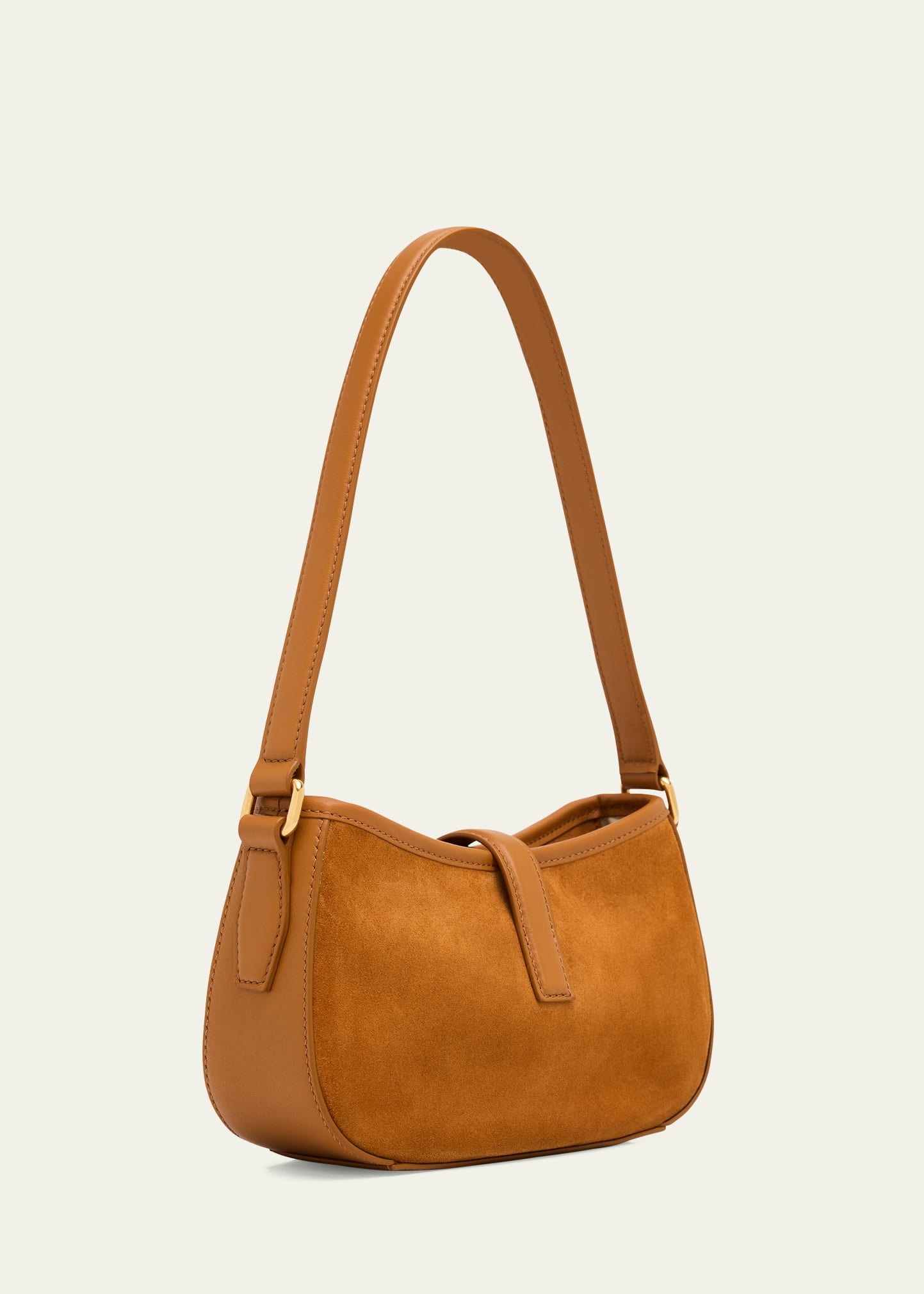 T-Bar Mini Suede Shoulder Bag - 3