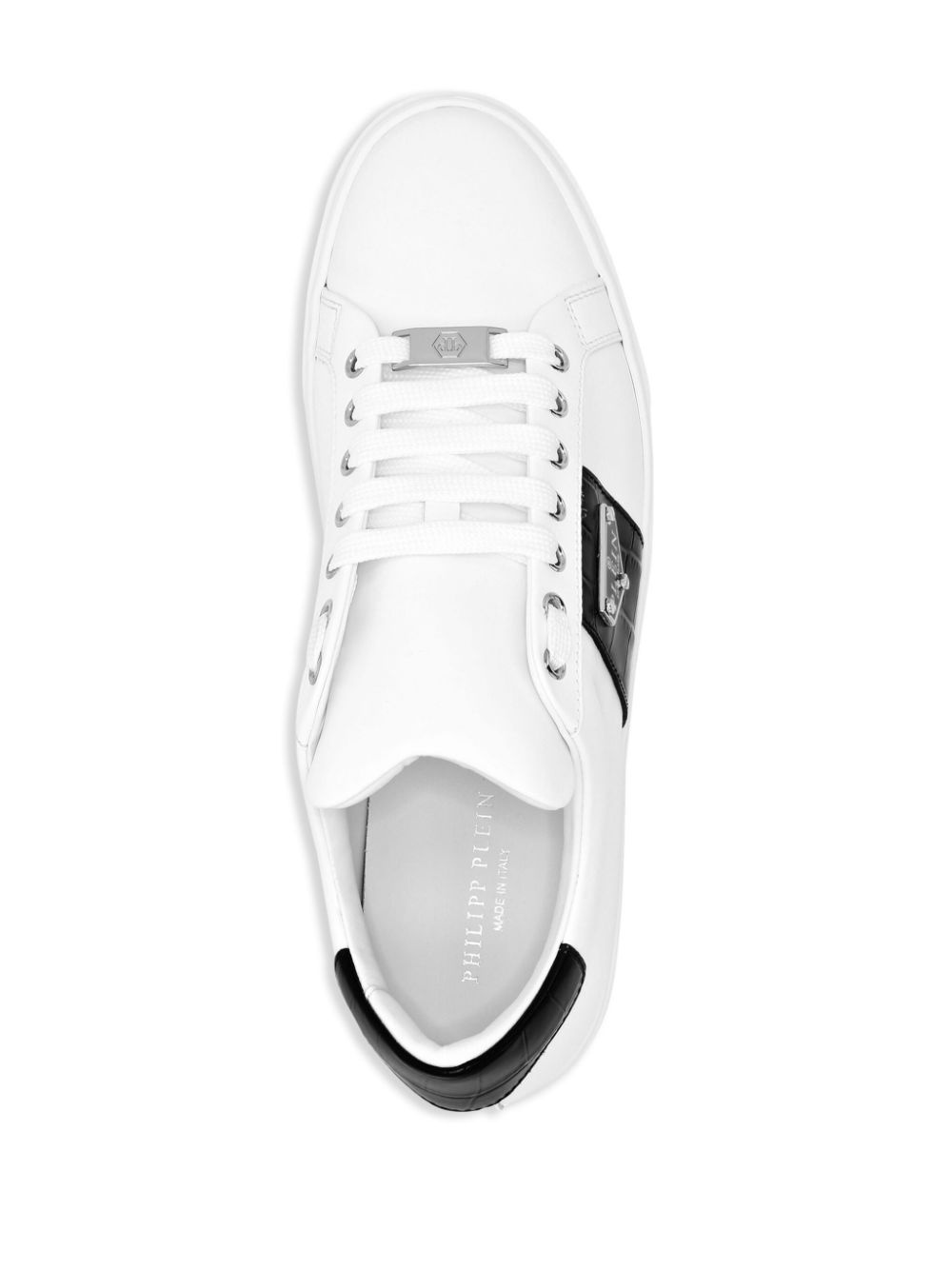 Triangle Plein-plaque leather sneakers - 3