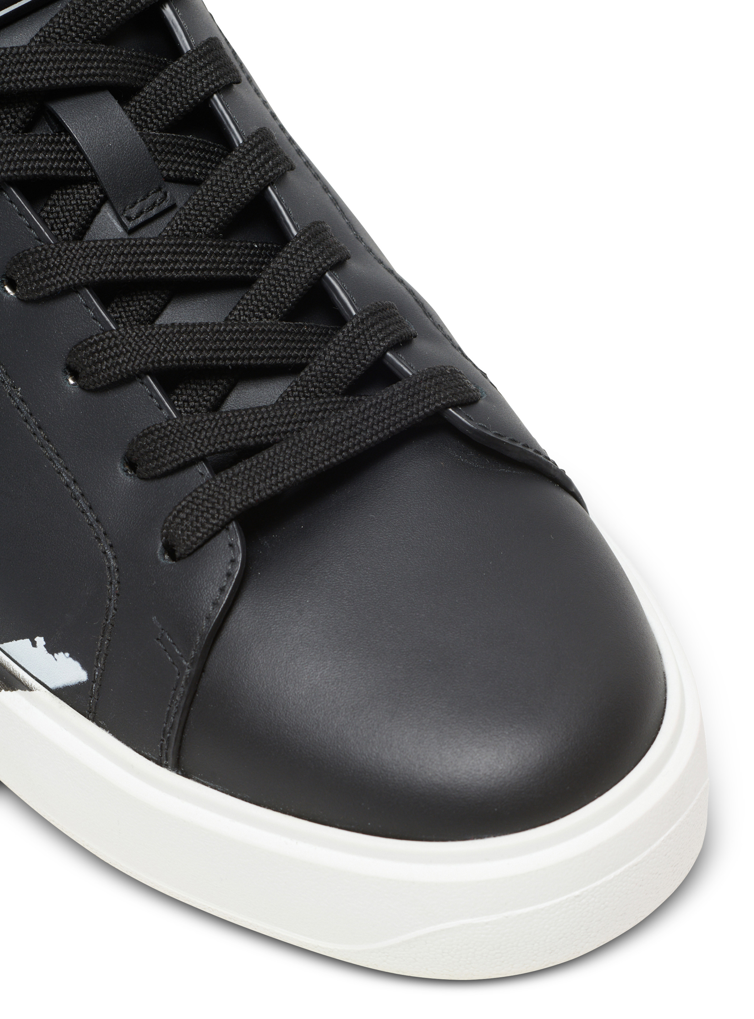 B-Court printed leather trainers - 4