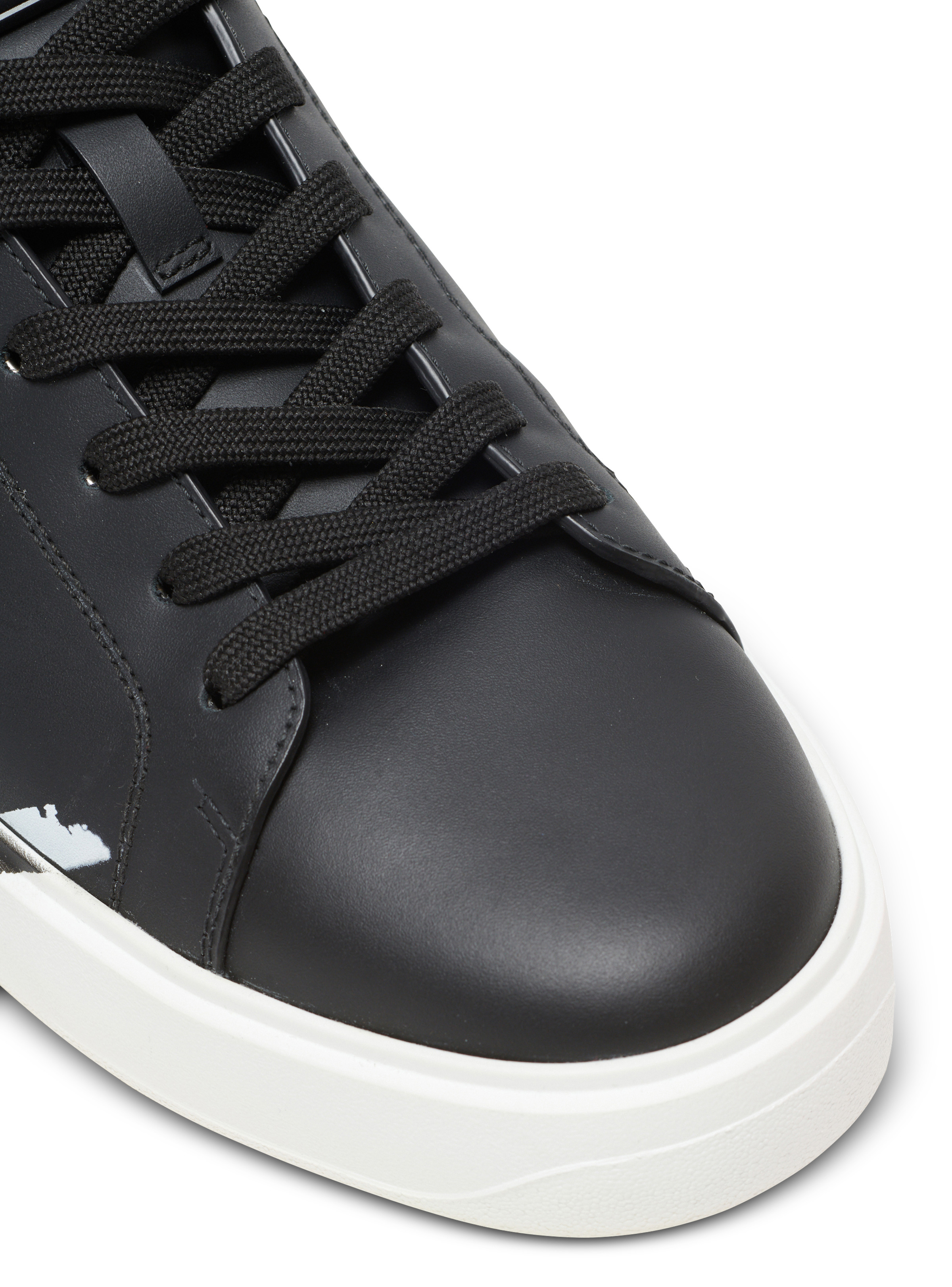 B-Court printed leather sneakers - 4