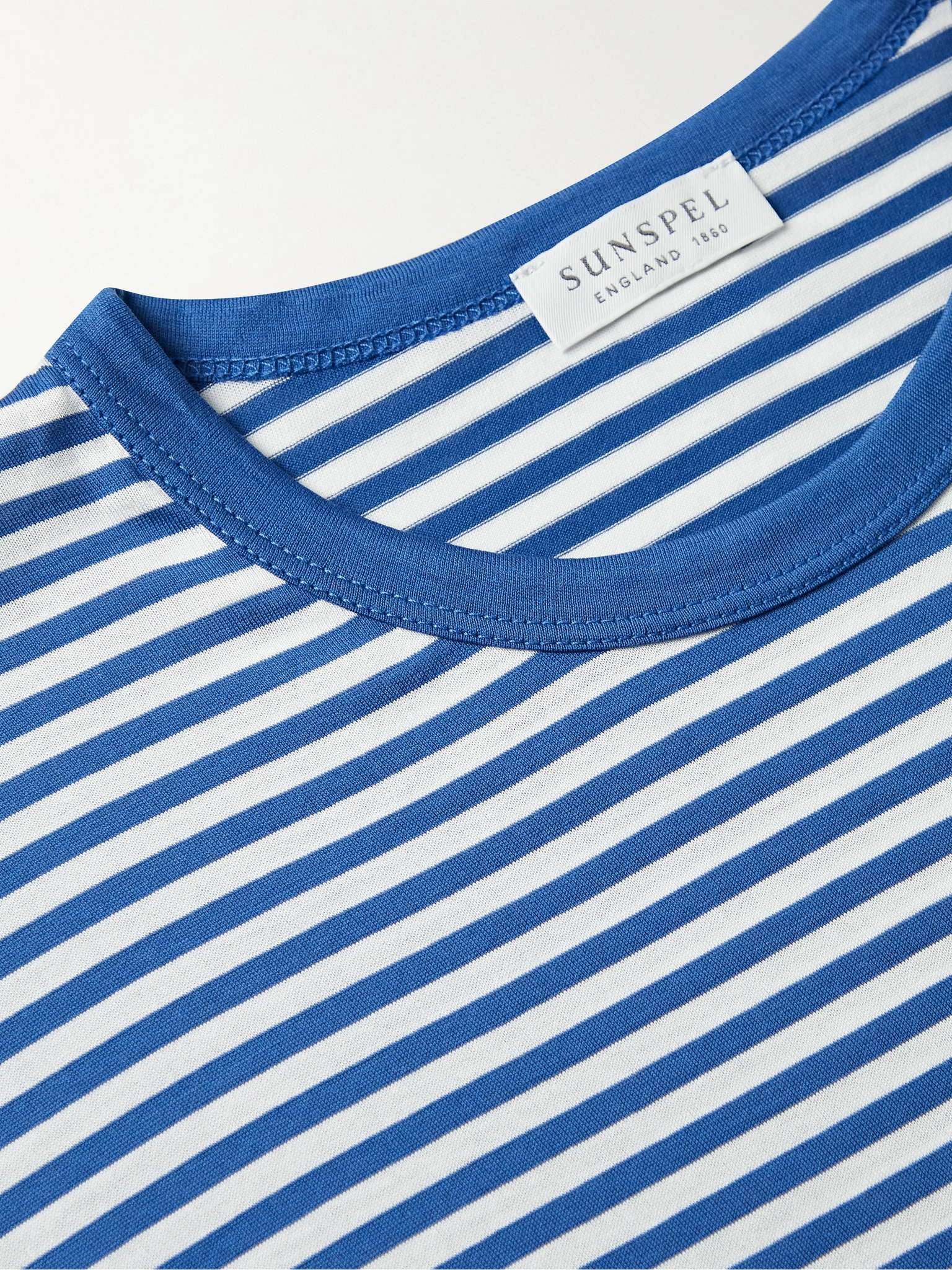 Striped Cotton-Jersey T-Shirt - 5