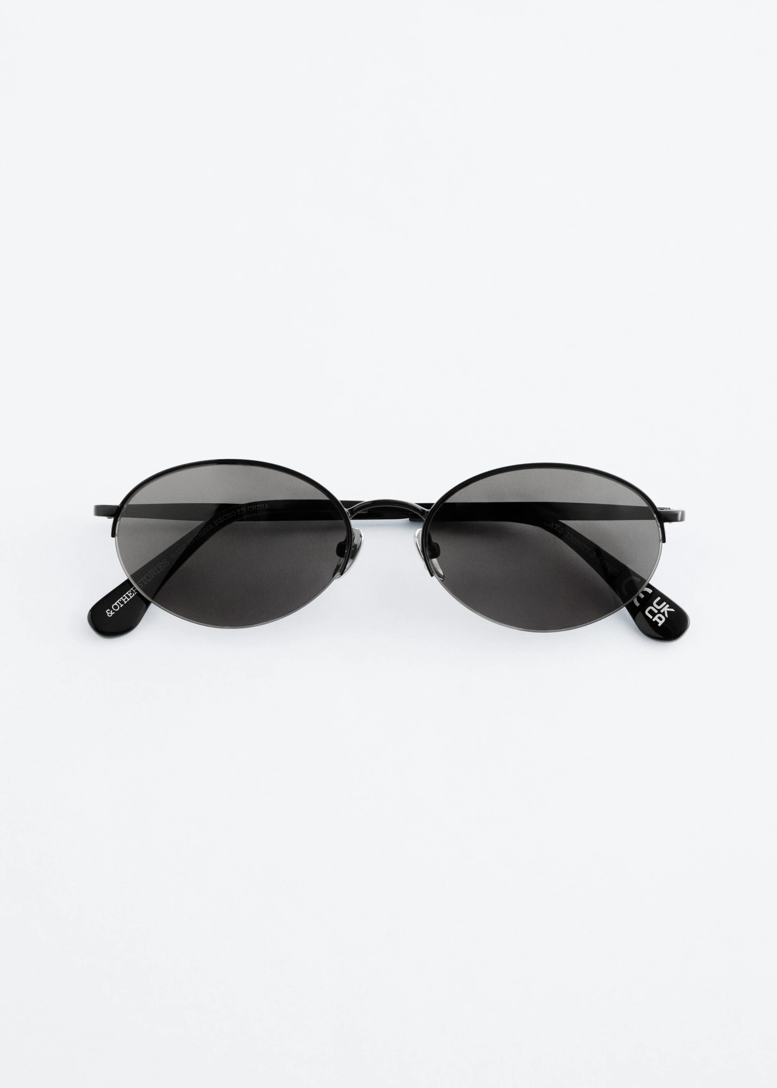 Round Wire-Frame Sunglasses - 1