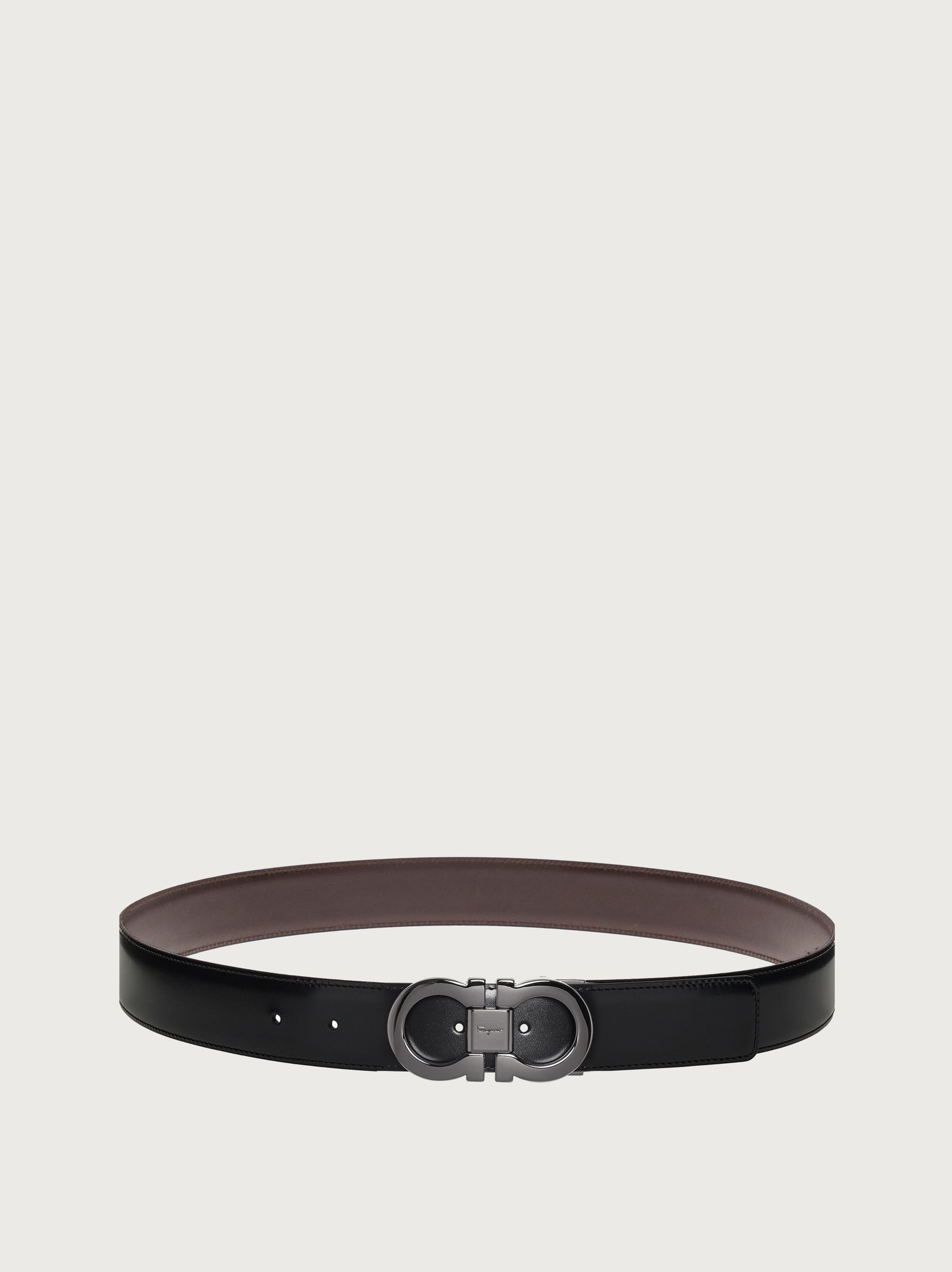 Reversible and adjustable Gancini belt - 3