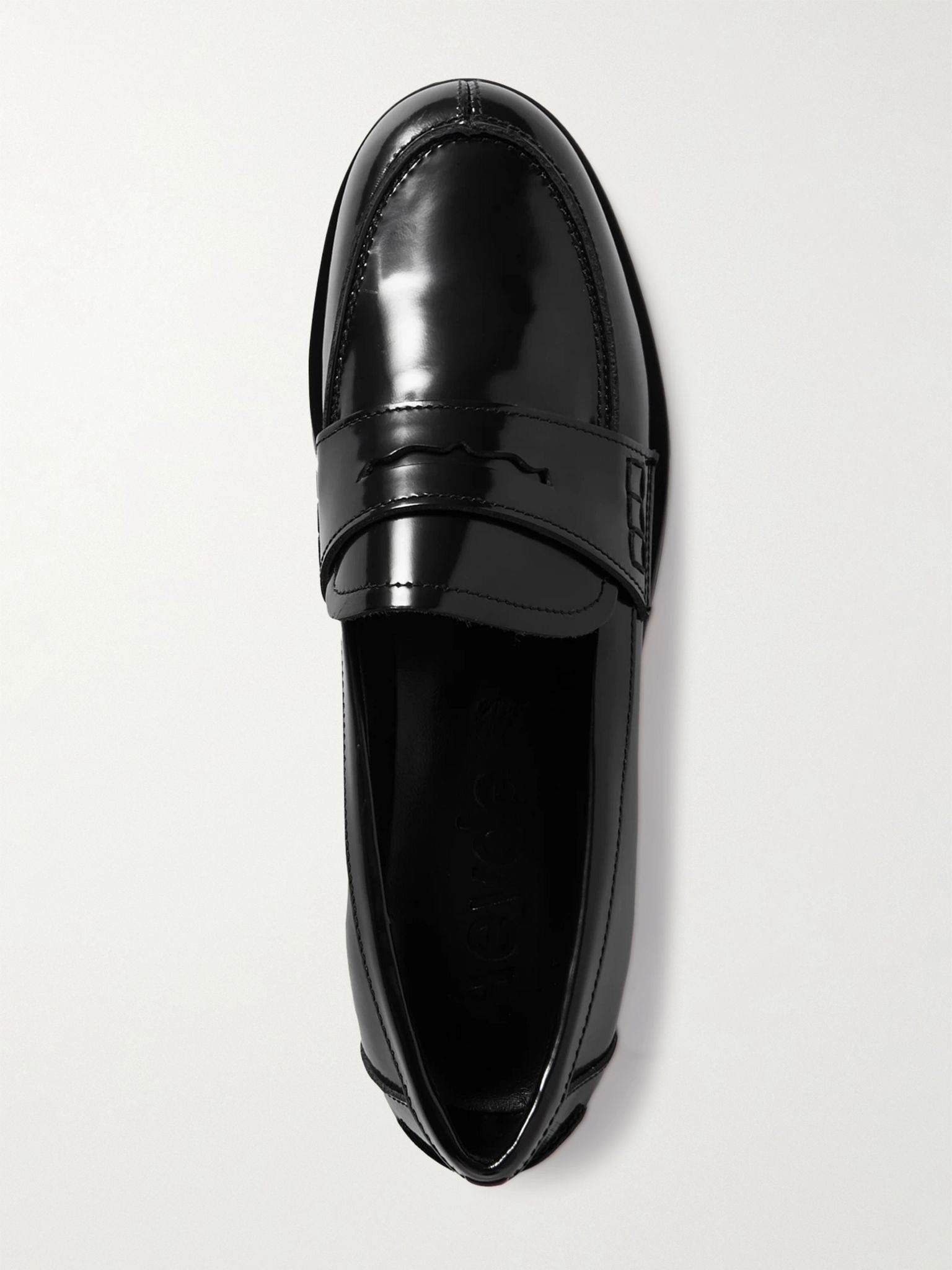 Oscar patent-leather loafers Black - 5