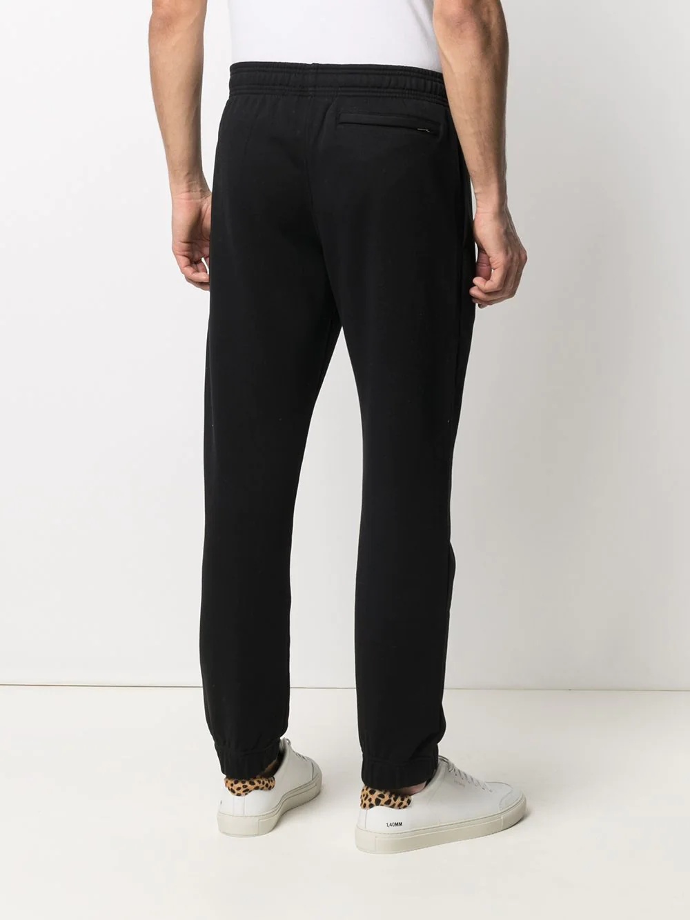 tiger motif track trousers - 4