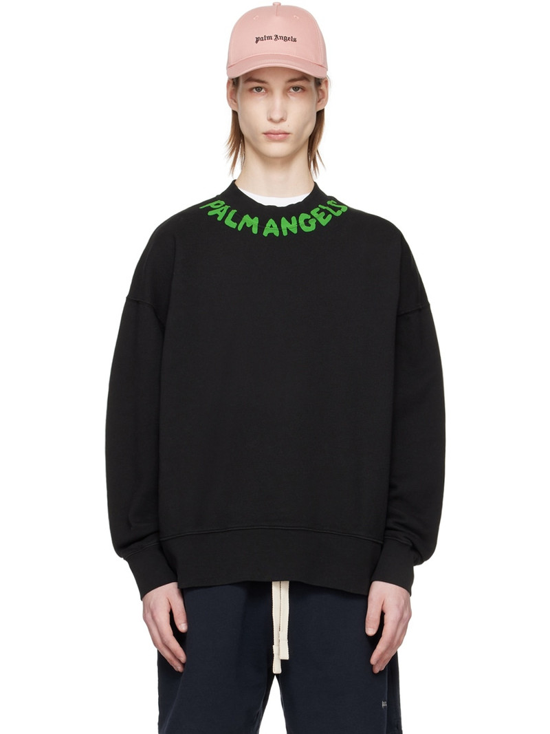 Black Printed Sweatshirt 1