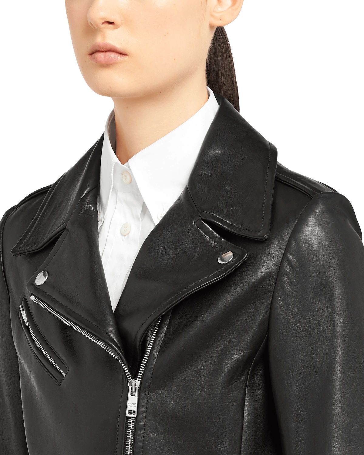 Nappa leather biker jacket - 5