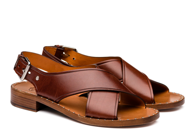 Church's Rhonda
Calfskin Sandals Brown outlook