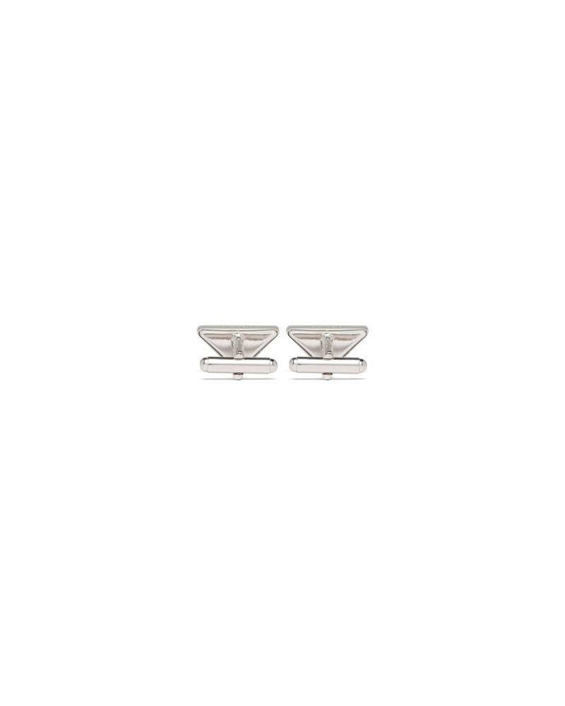 Silver cufflinks with hard stone 3