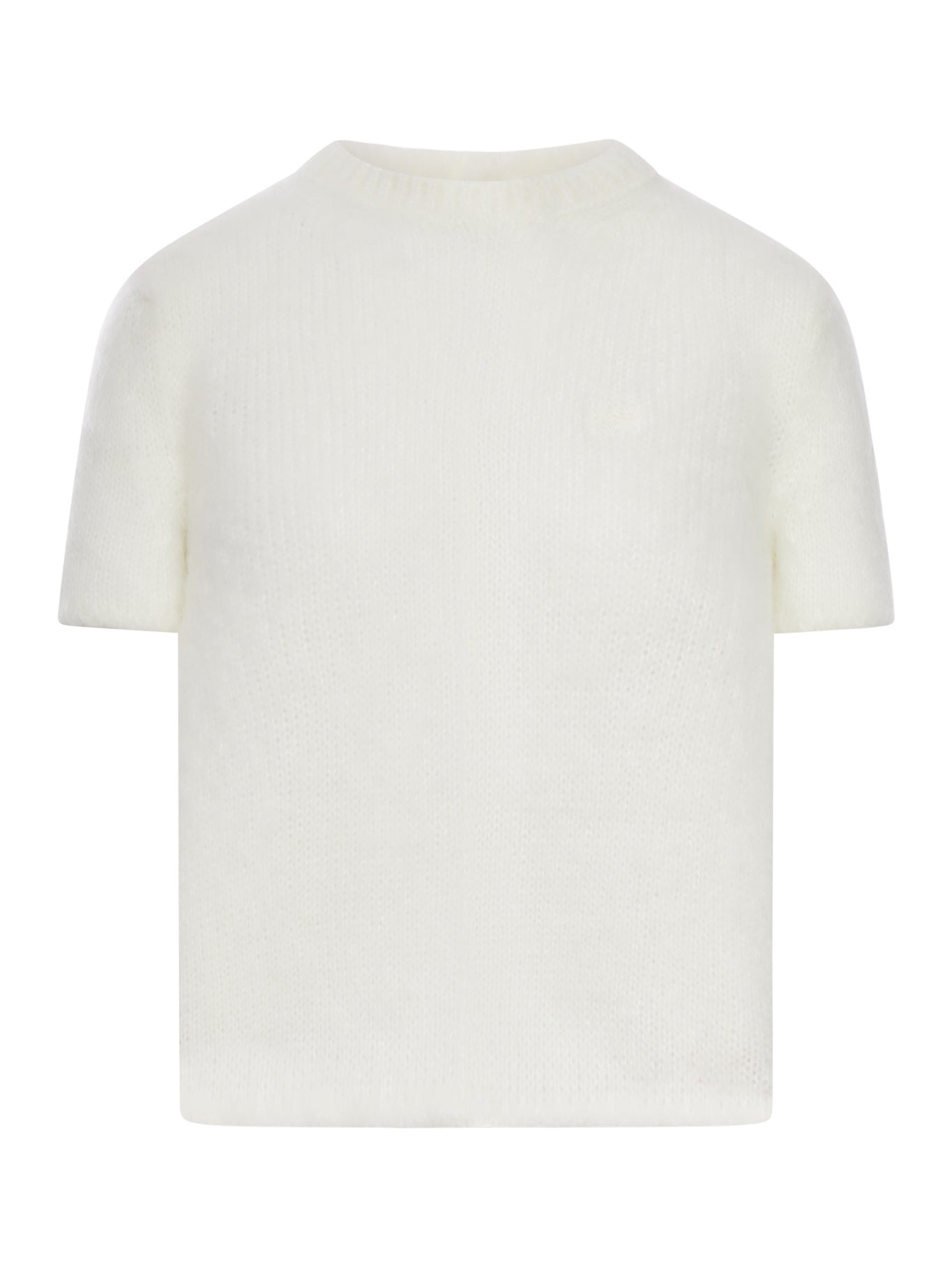 MOHAIR BLEND SHORT-SLEEVED SWEATER - 2