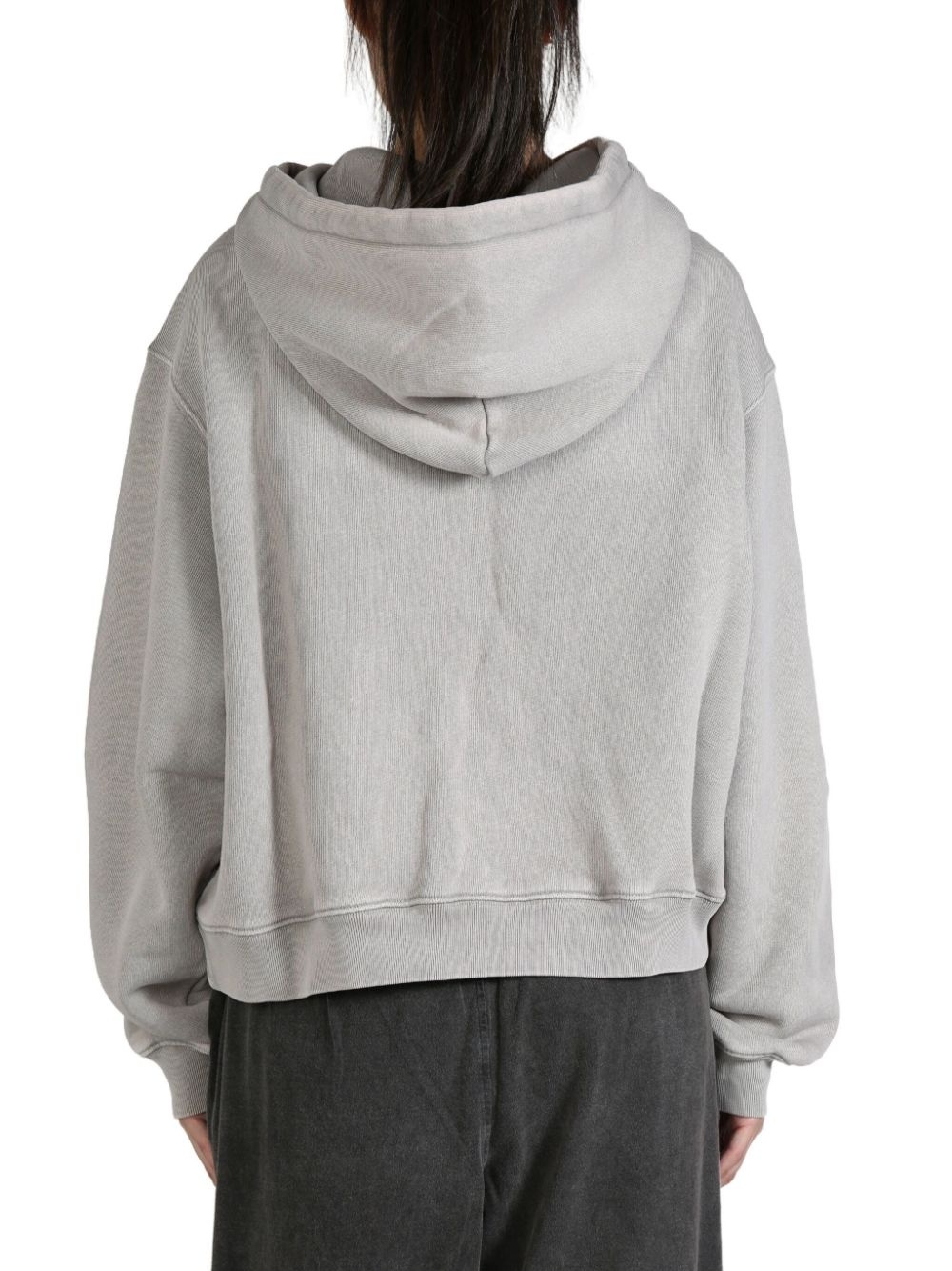 logo-embroidered hoodie - 3