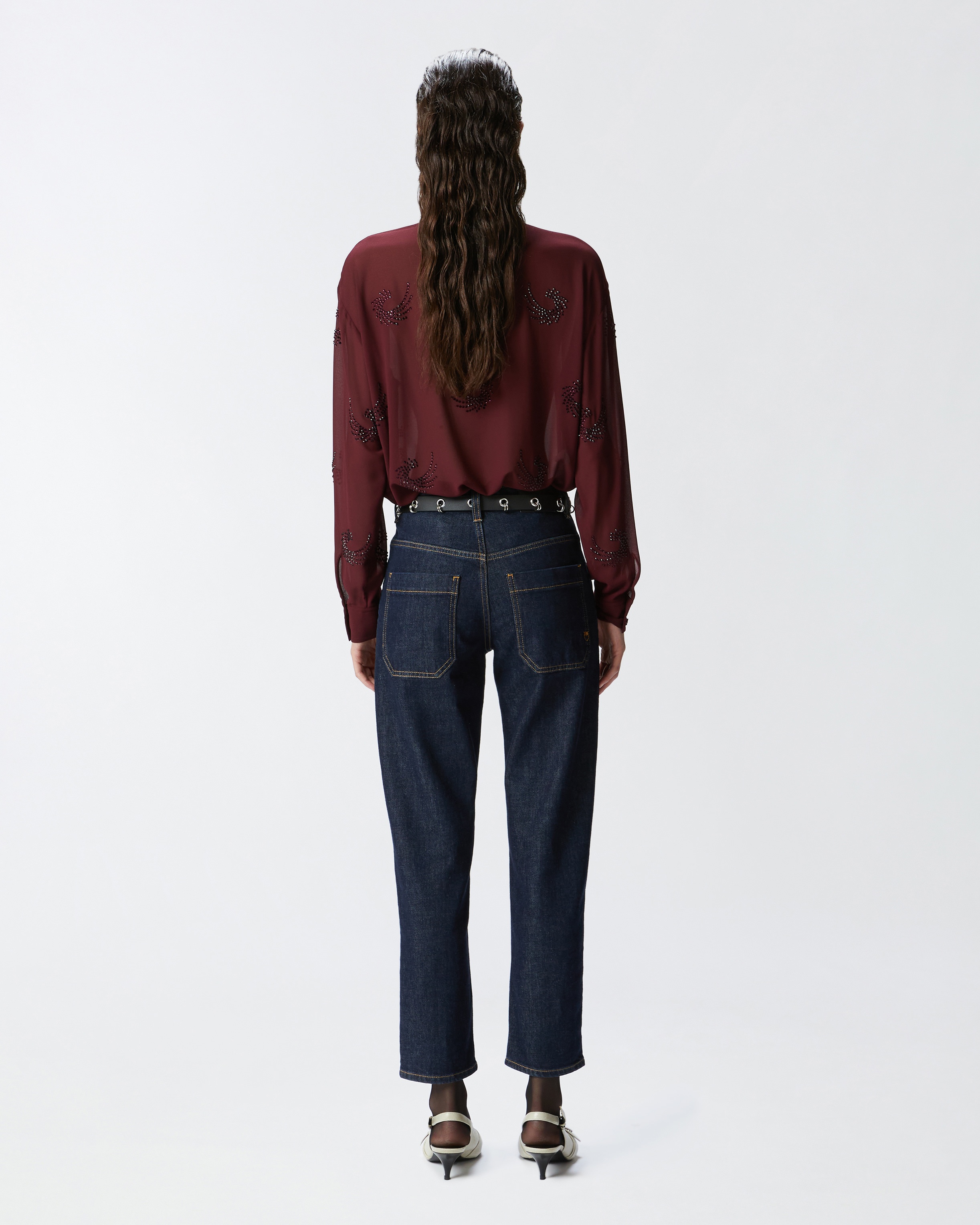 DARK WASH WORKWEAR JEANS - 4