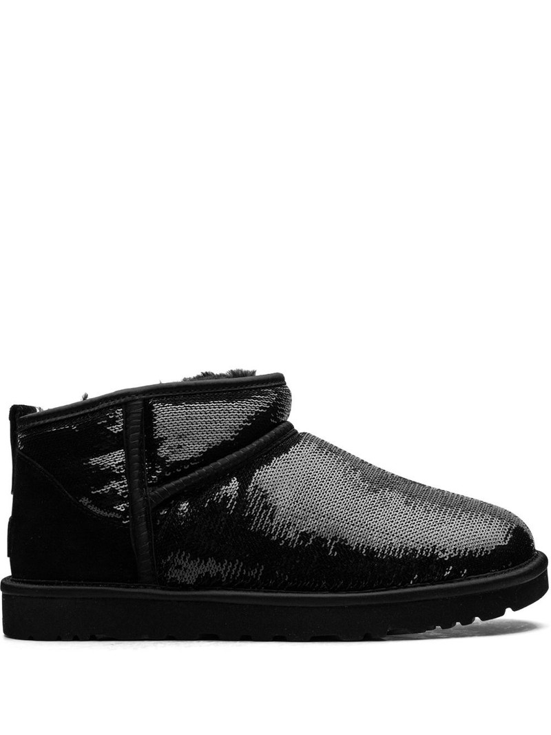 Classic Ultra Mini "Mirror Ball Black" boots 1