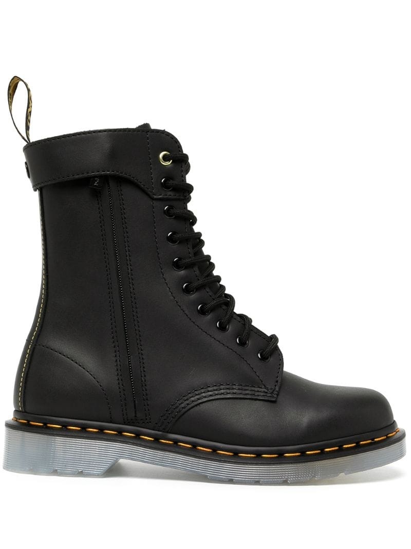 x Dr. Martens 1490 Hidden Zip YY leather boots - 1