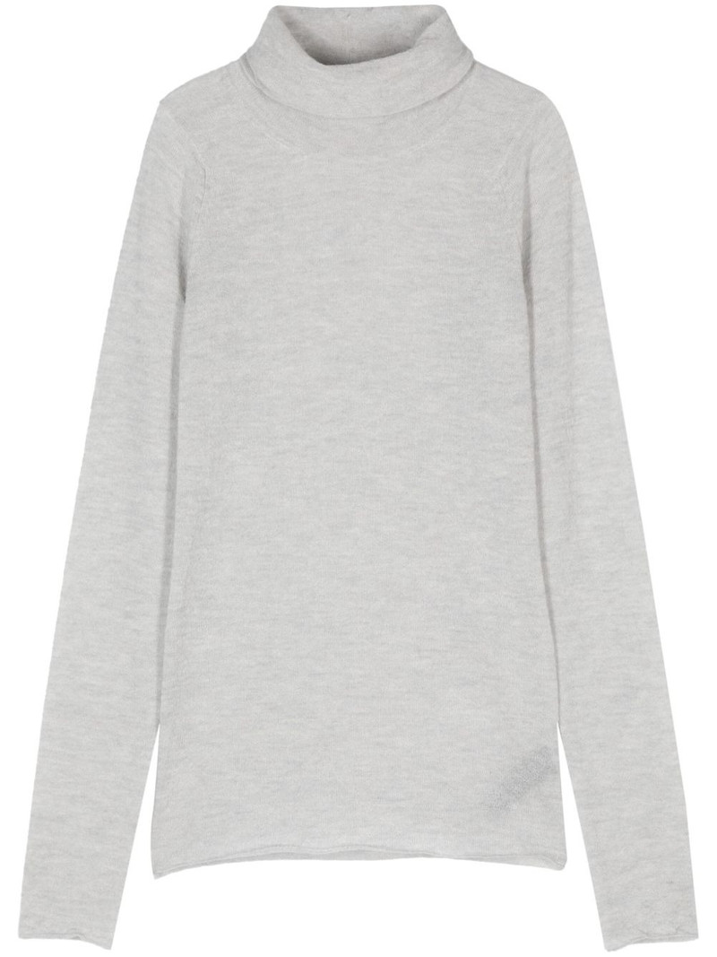 mélange-effect sweater 1