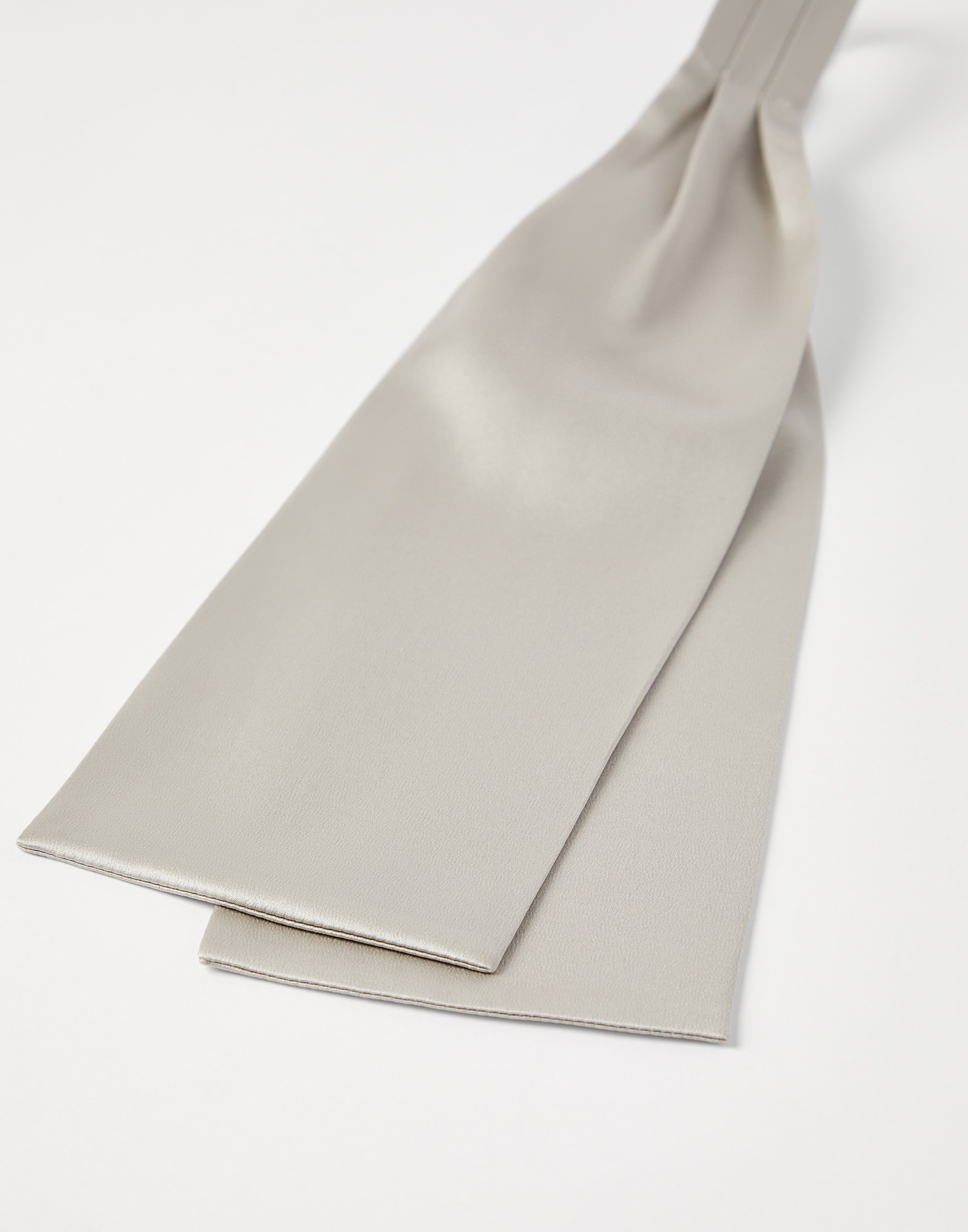 Stretch silk satin jabot - 2