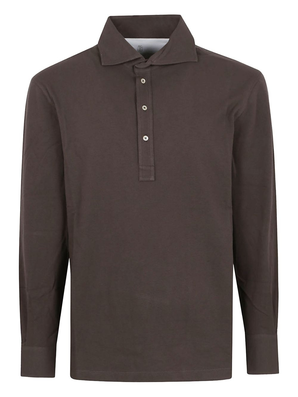 long-sleeved polo shirt - 1