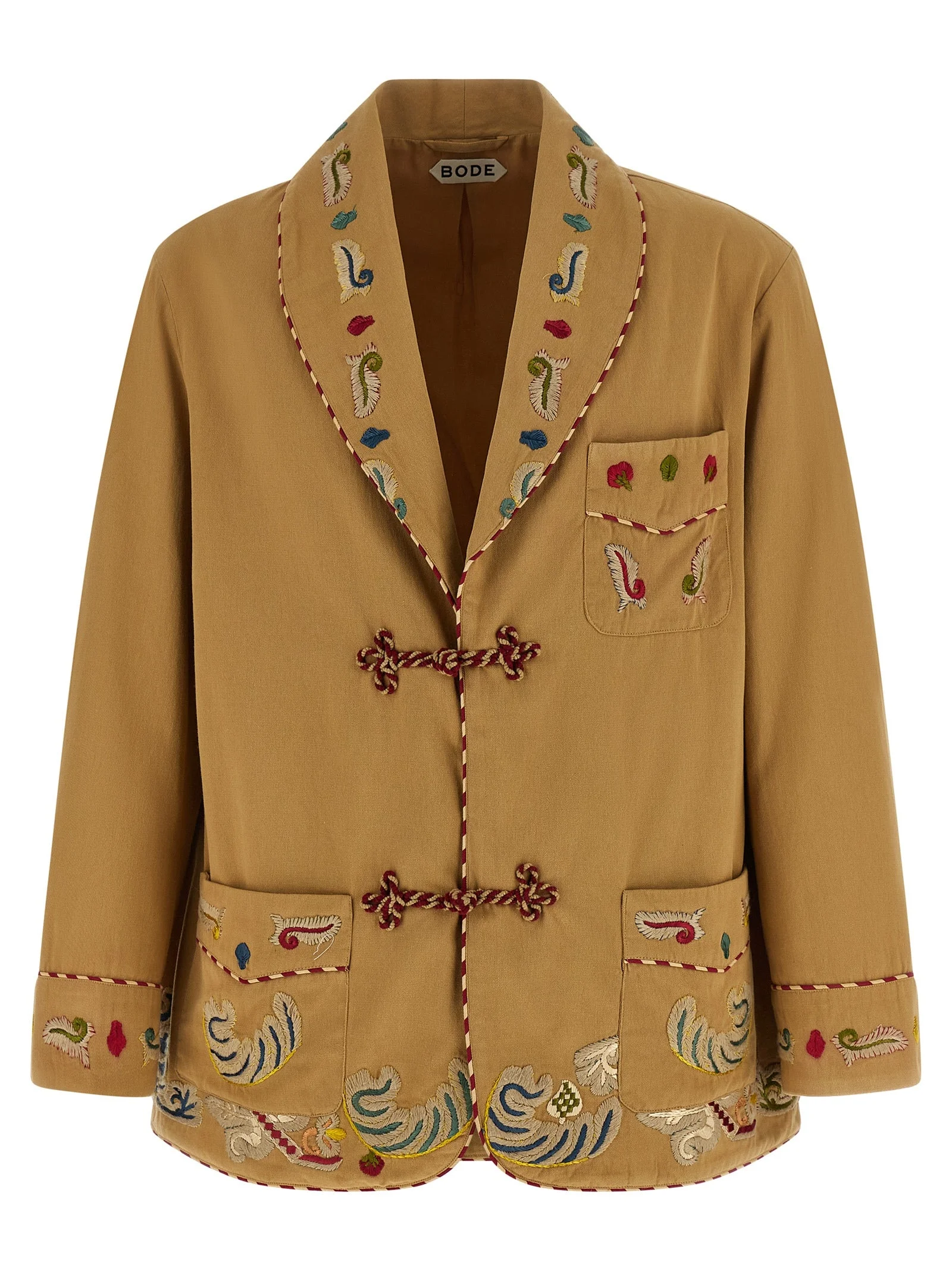 Bode Men 'Feather Runner Smoking' Blazer - 1