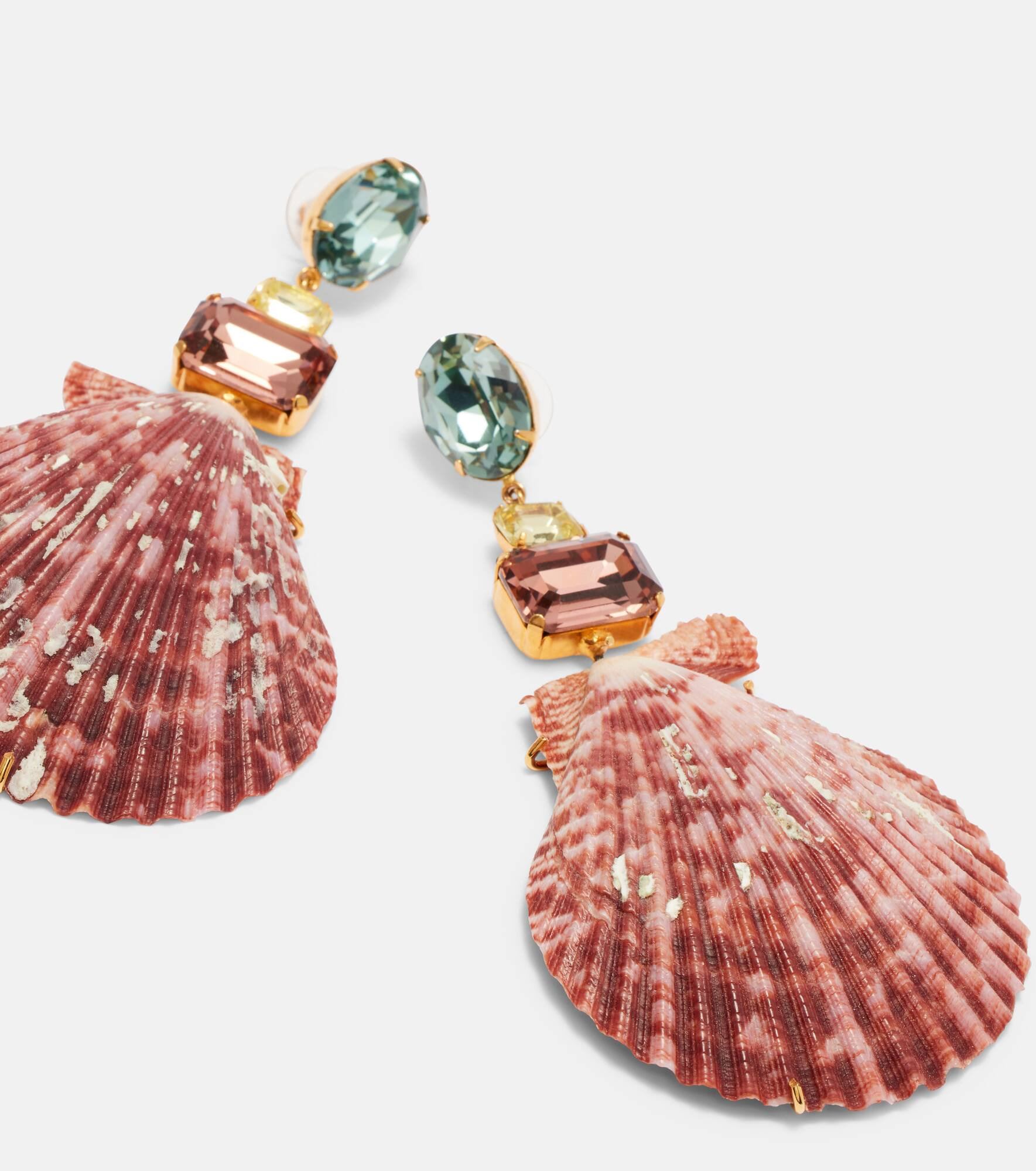 Calabria embellished drop earrings - 4