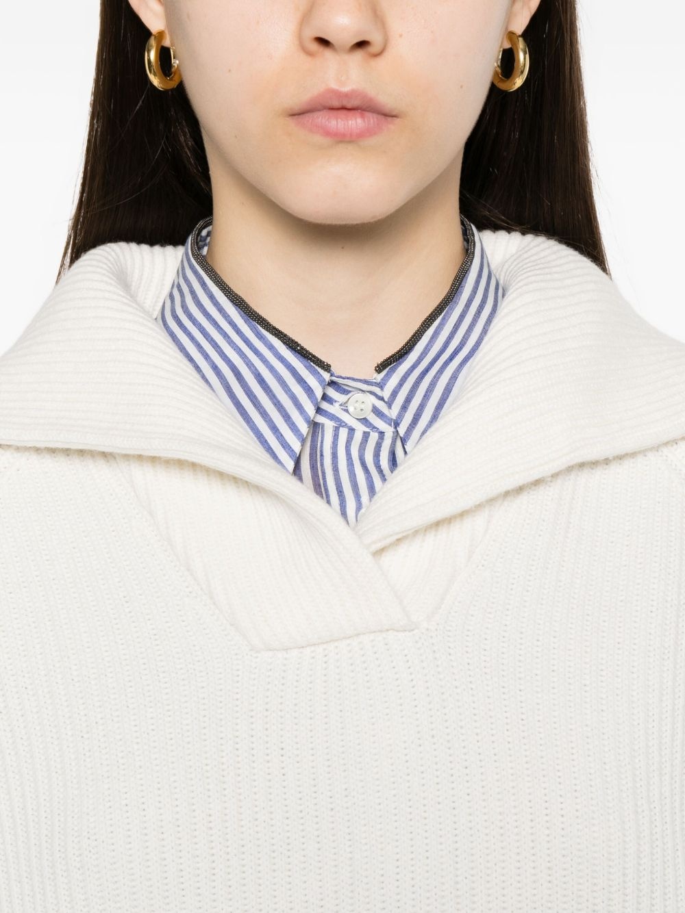 ribbed-knit sweater - 5